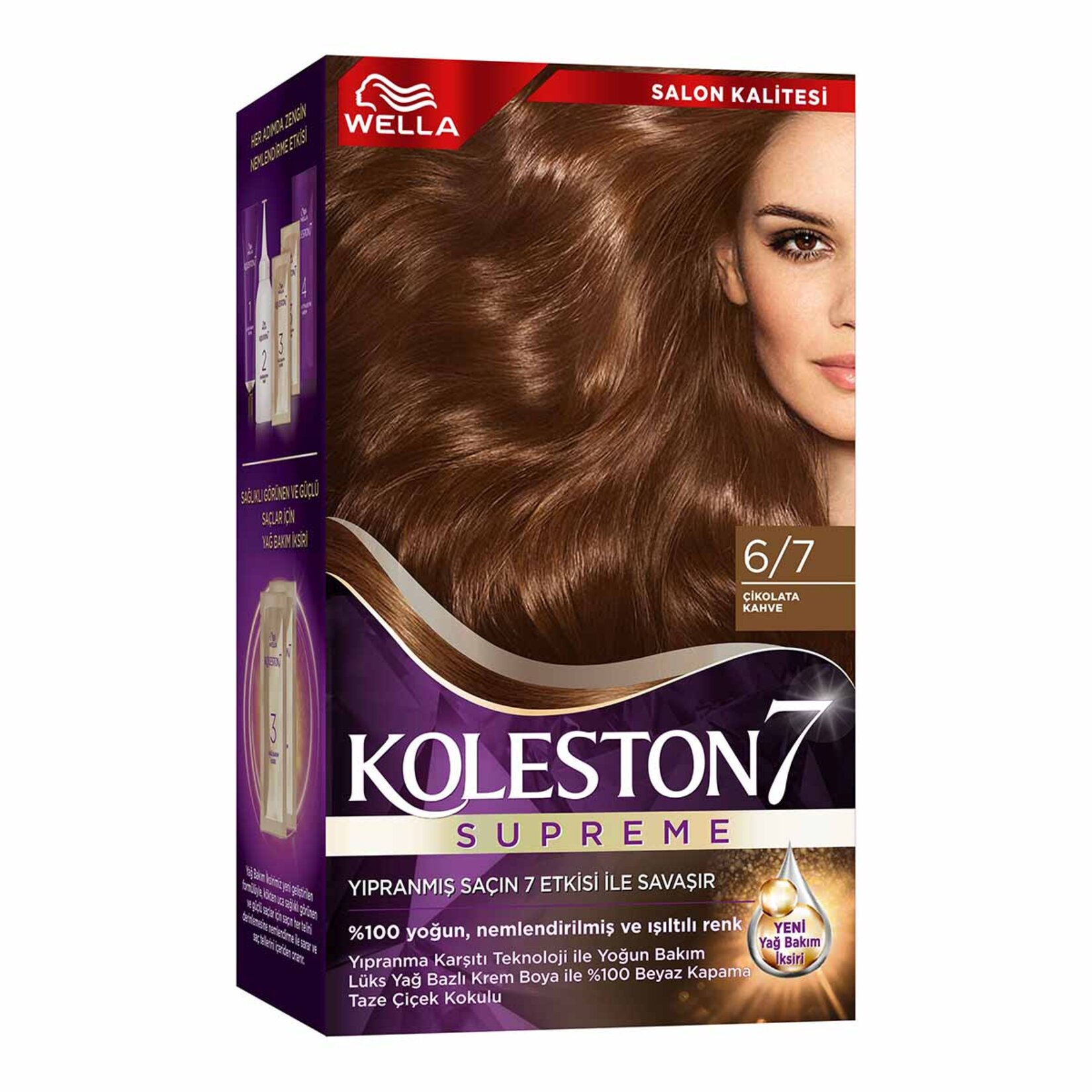 Koleston Supreme Saç Boyası 6/7 Çikolata Kahve 135 Ml - Görsel 1