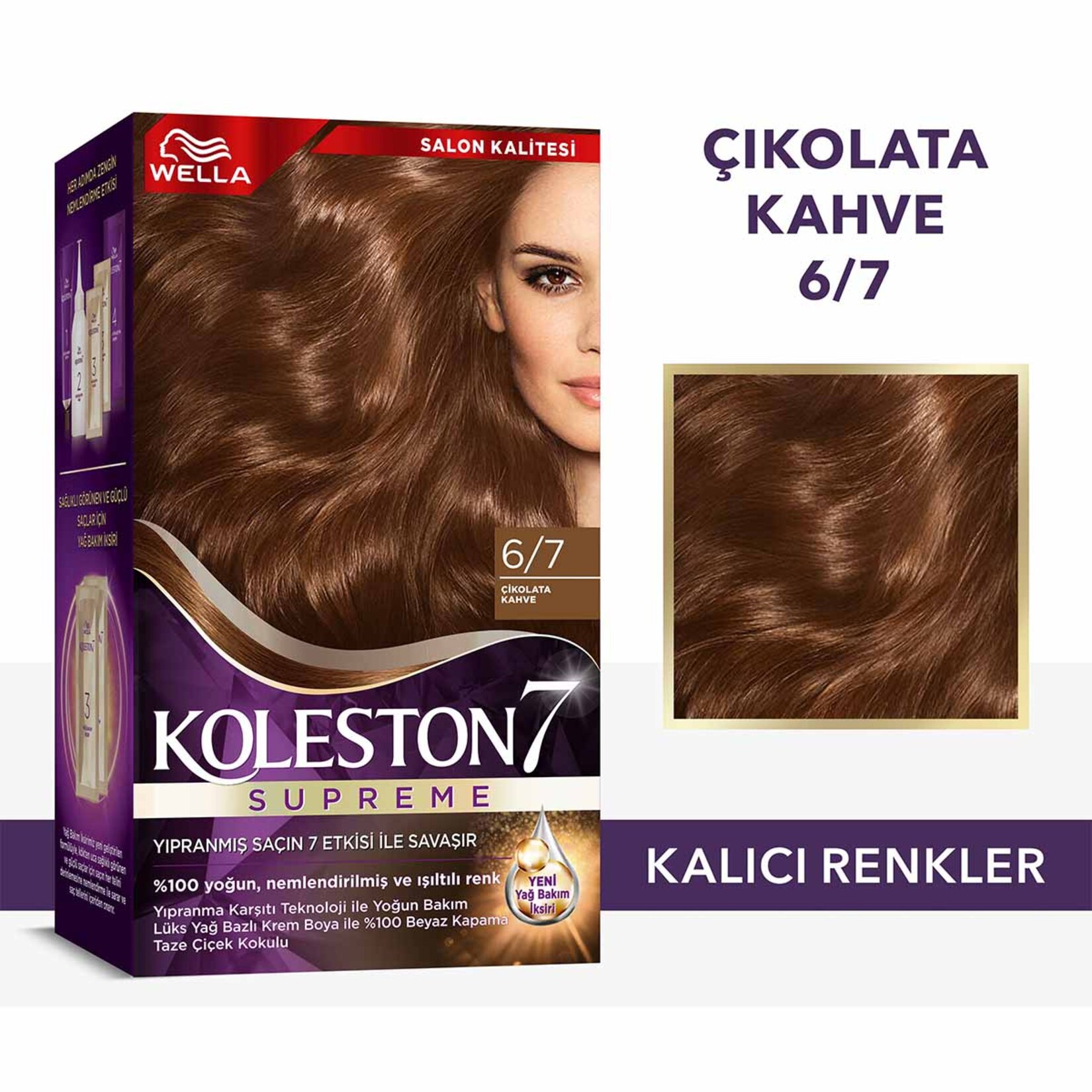 Koleston Supreme Saç Boyası 6/7 Çikolata Kahve 135 Ml - Görsel 2