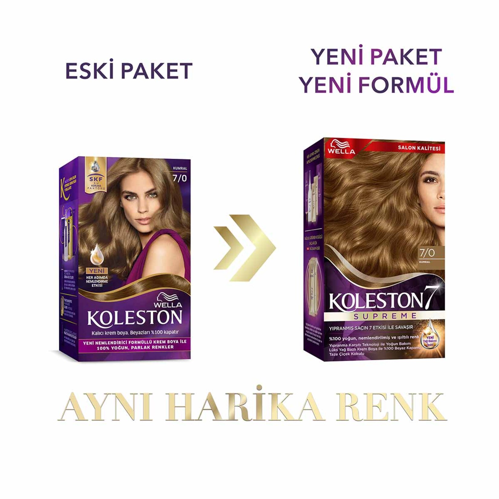 Koleston Saç Boyası 7/0 Kumral 135 Ml - Görsel 3