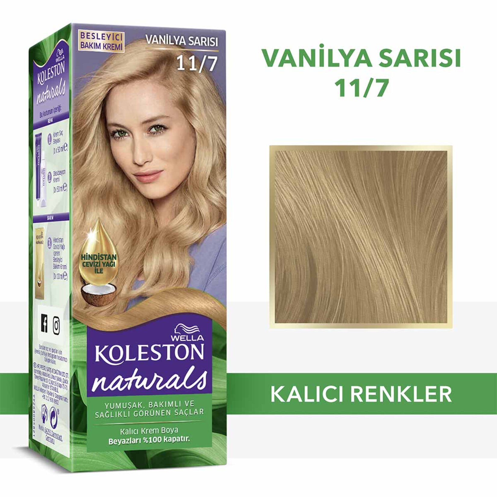 Koleston Naturals Saç Boyası 11/7 Vanilya Sarısı 110 Ml - Görsel 2