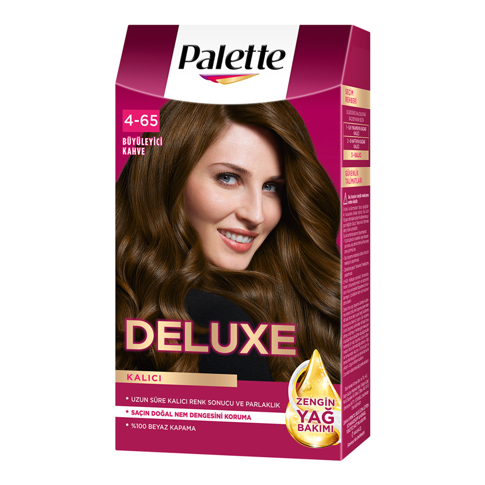 Palette Deluxe 4-65 Büyüleyici Kahve Saç Boyası 115 Ml - Görsel 1