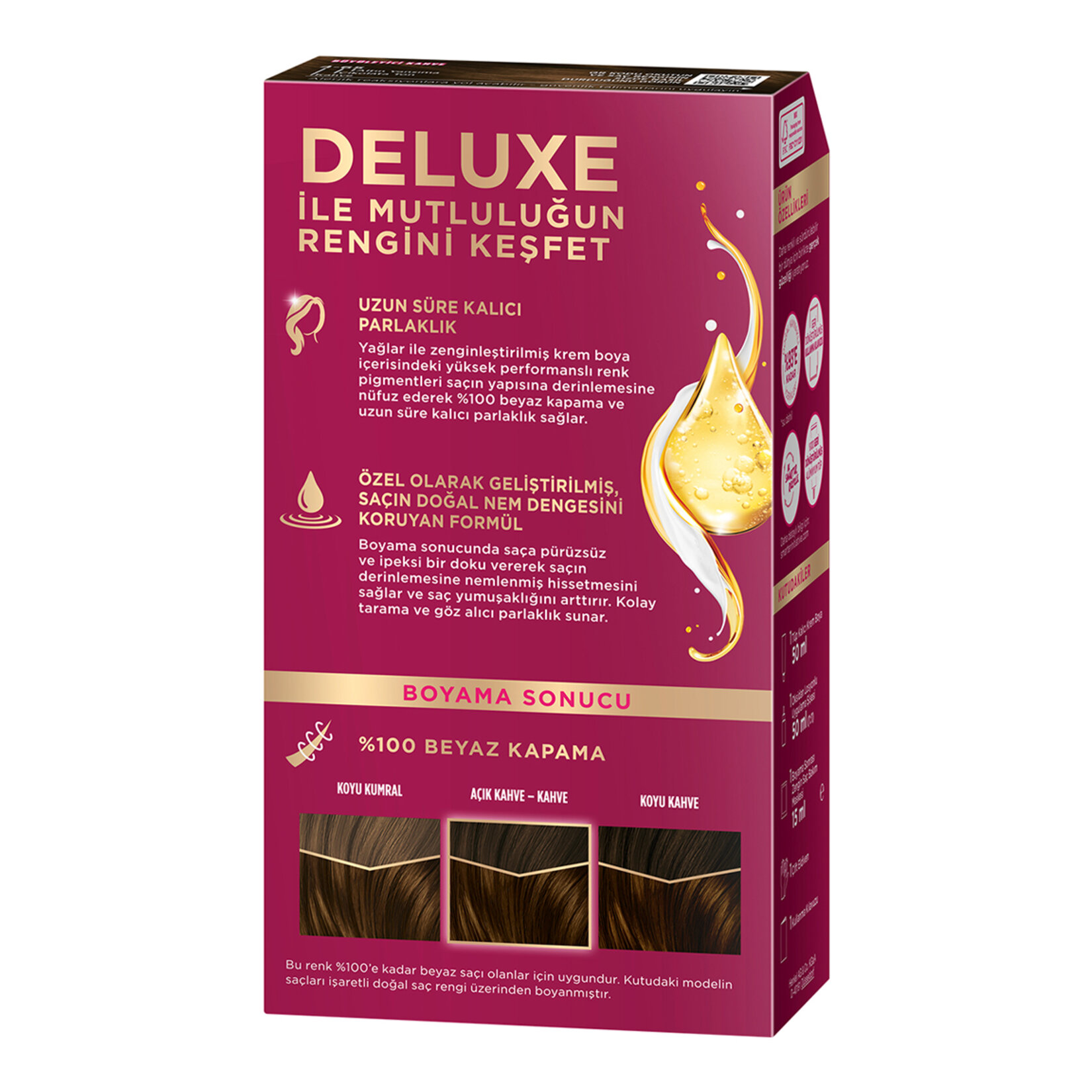 Palette Deluxe 4-65 Büyüleyici Kahve Saç Boyası 115 Ml - Görsel 2