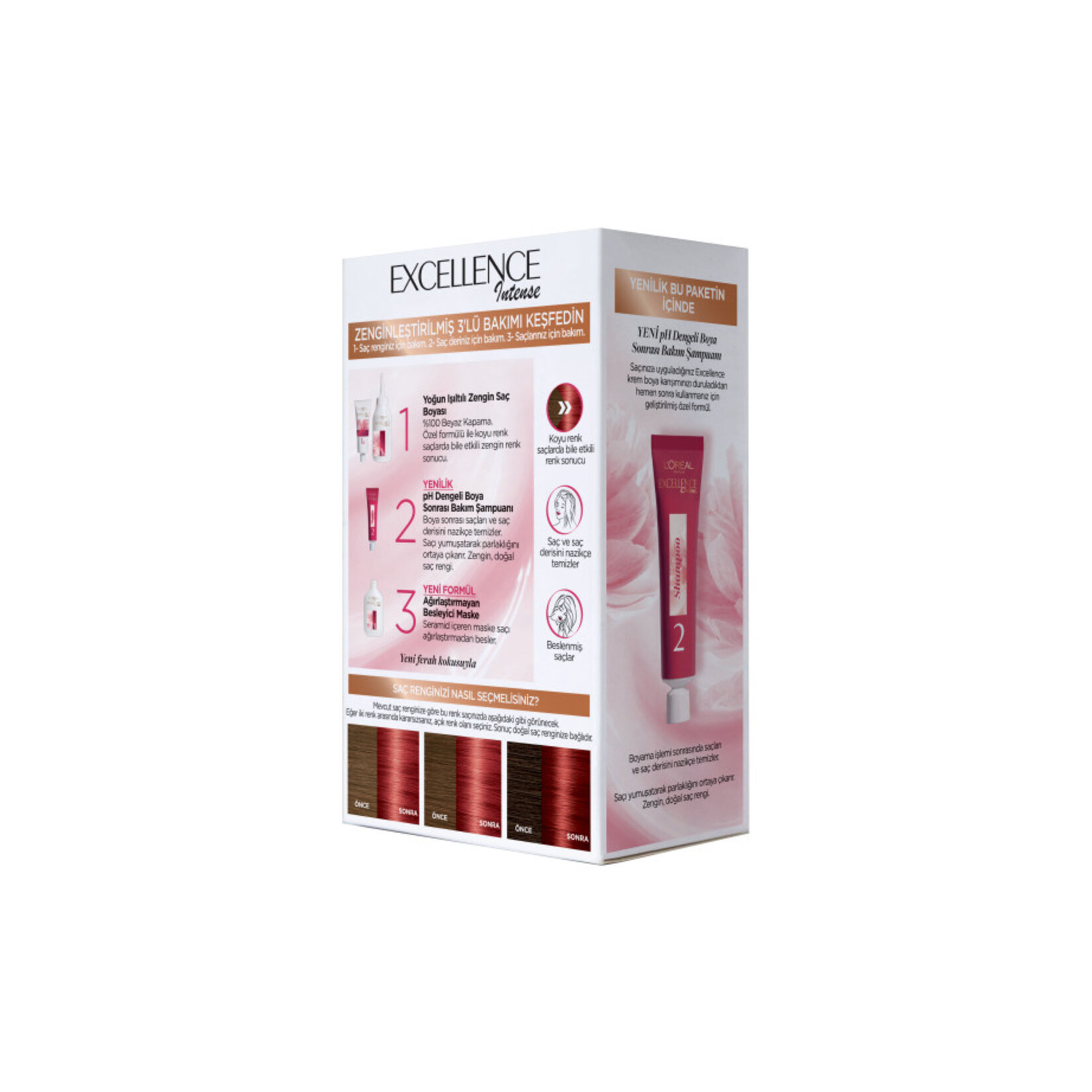 Excellence Intense Saç Boyası - 6.66 Yoğun Kızıl 192 Ml - Görsel 3