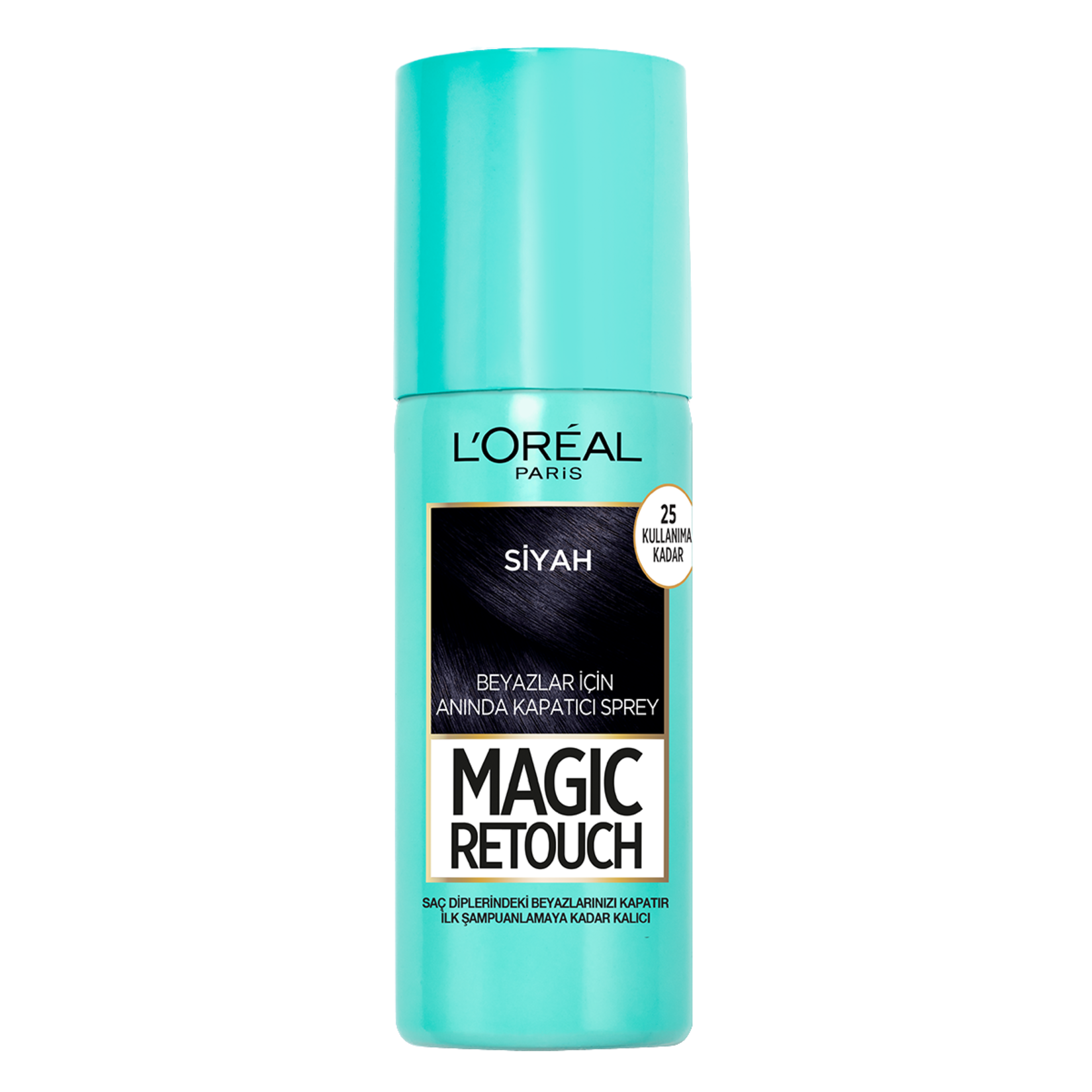 L'Oréal Paris Magic Retouch Beyaz Dipleri Kapatıcı Sprey - Siyah - Görsel 1