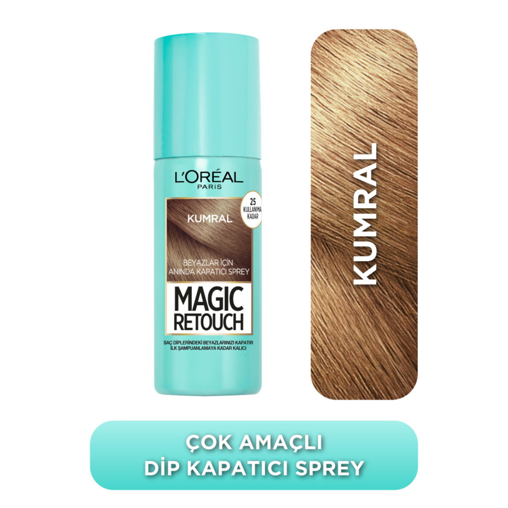 L'Oréal Paris Magic Retouch Beyaz Dipleri Kapatıcı Sprey - Kumral - Görsel 2