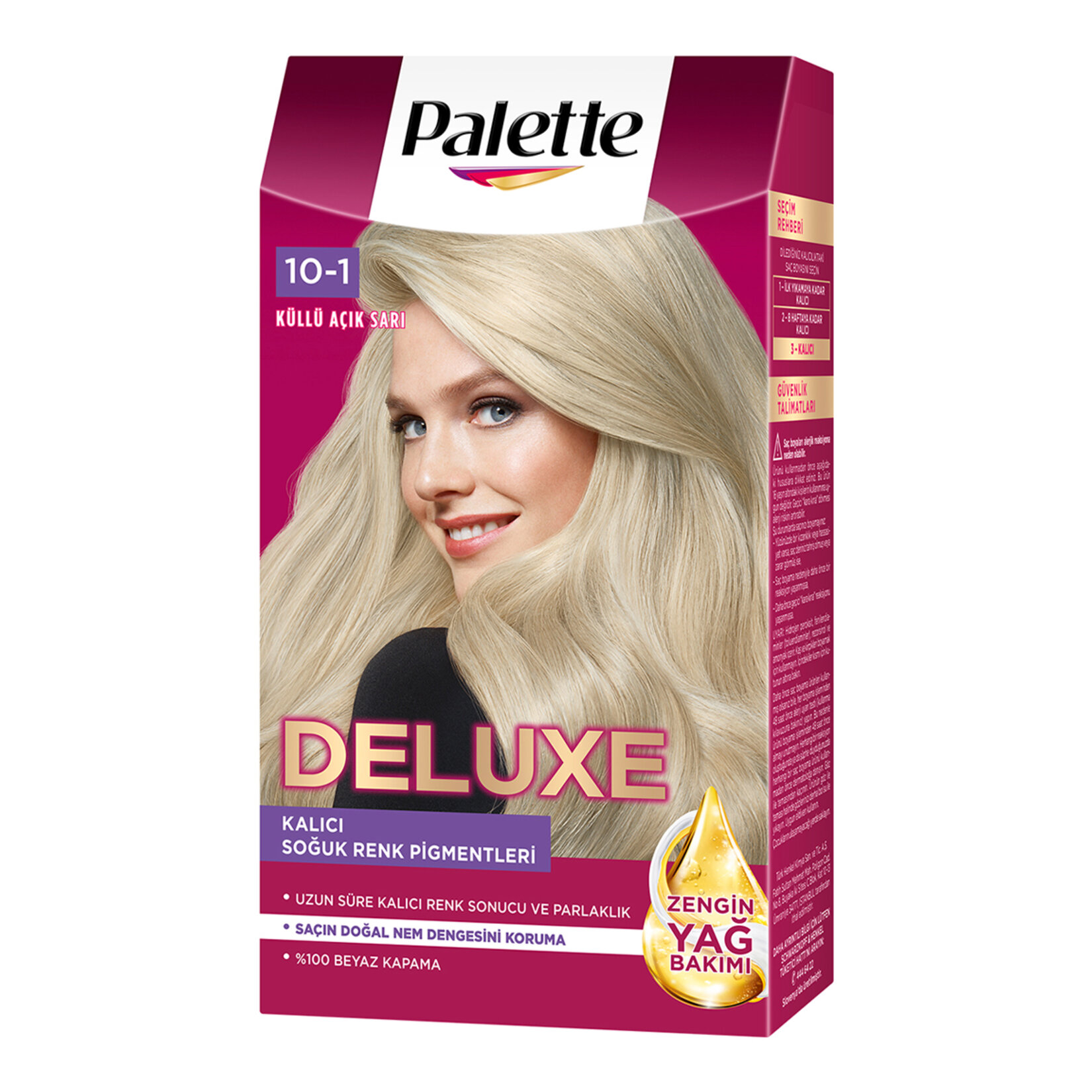 Palette Deluxe 10-1 Küllü Açık Sarı Saç Boyası 115 Ml - Görsel 1