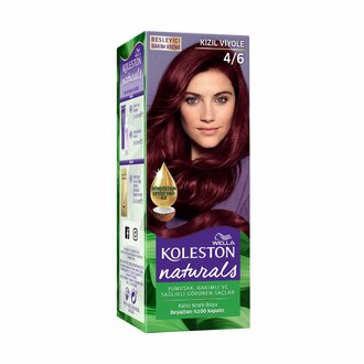 Koleston Naturals Saç Boyası 4/6 Kızıl Viyole 135 Ml