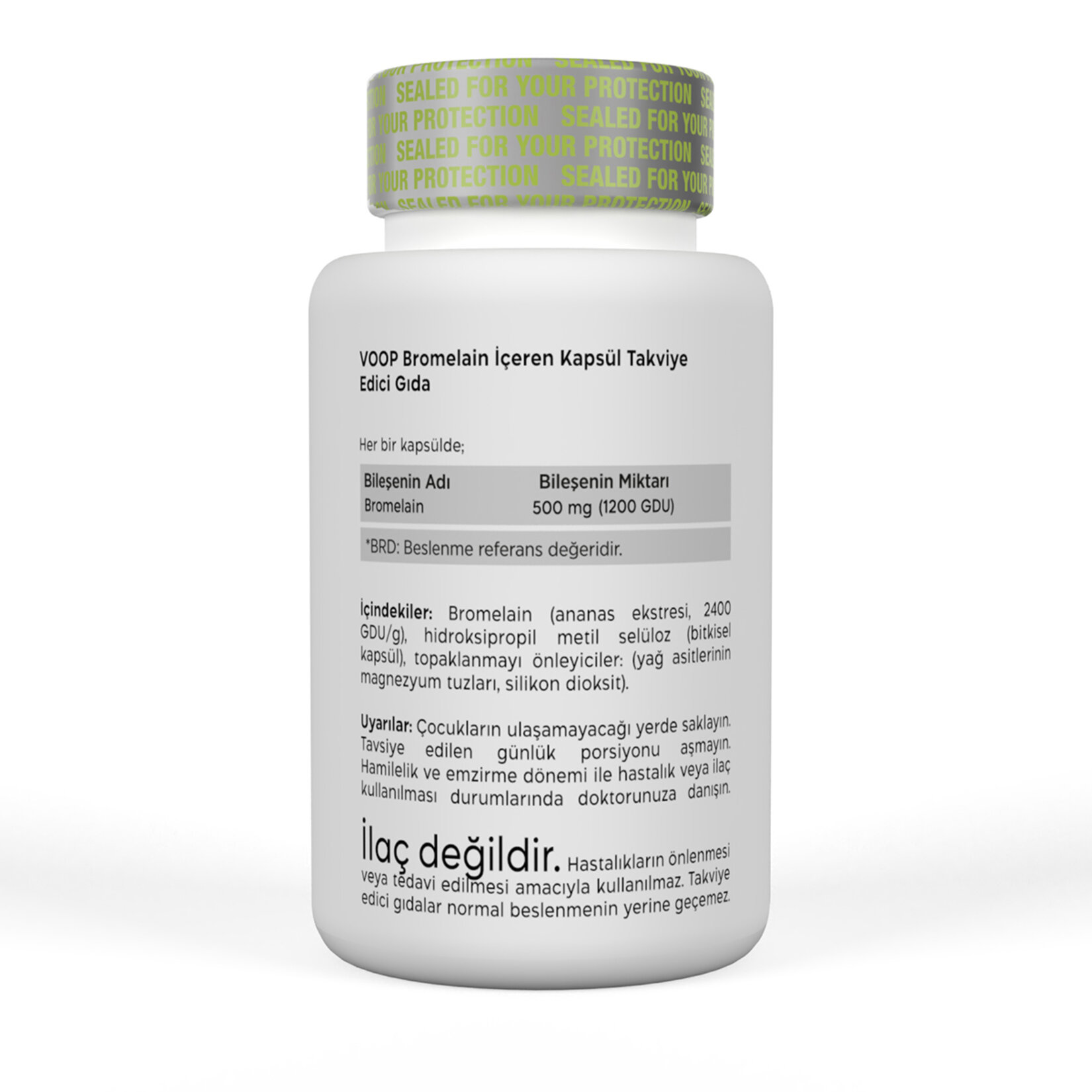 Voop Bromelain 30 Kapsül - Görsel 2