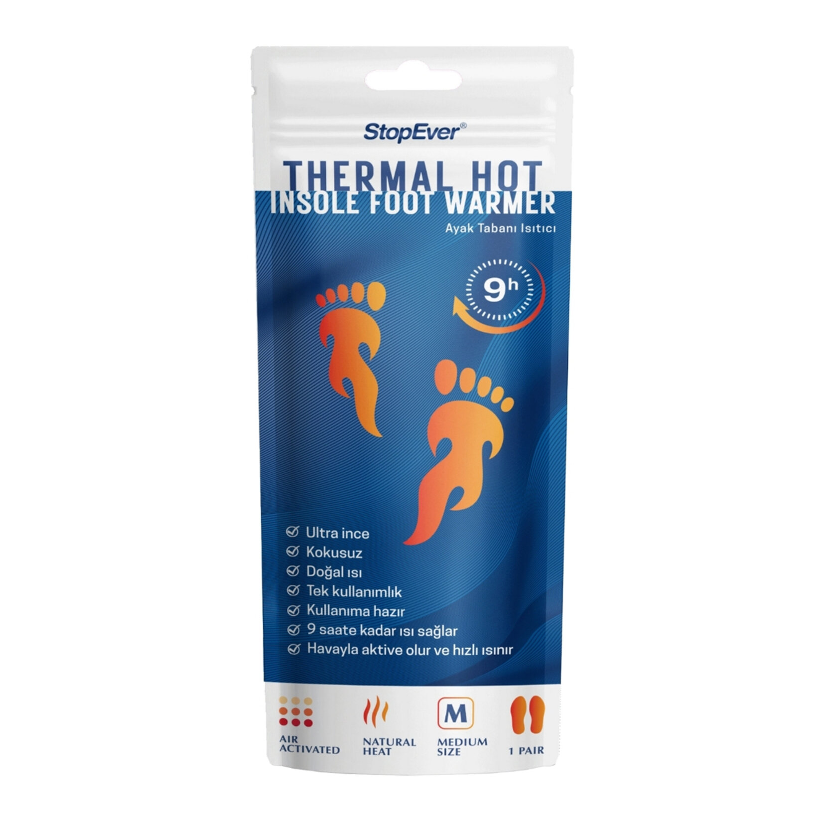 Stopever Thermal Hot Insole Foot Warmer 2 Adet