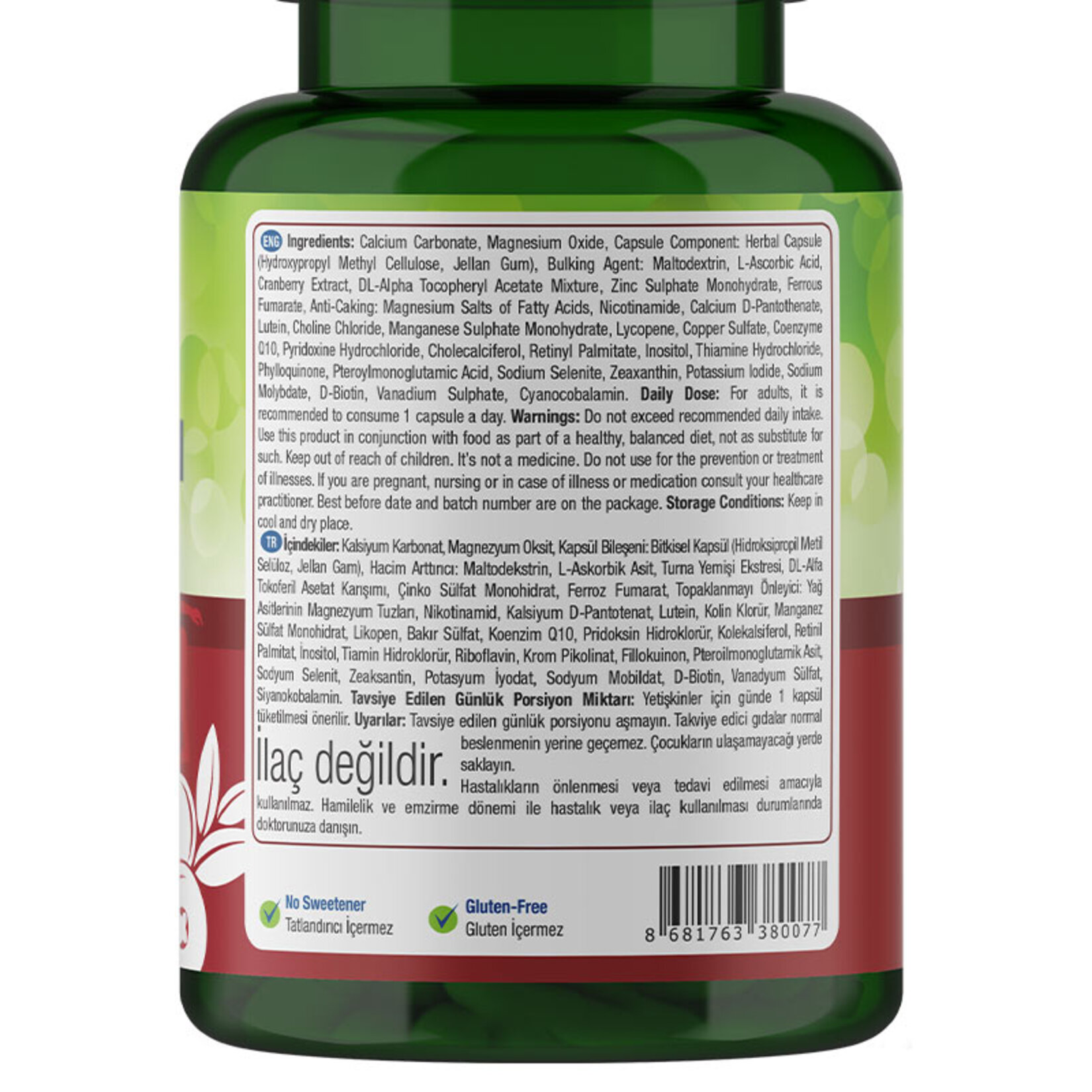 Nature's Supreme Multivitamin For Women 30 Kapsül - Görsel 3