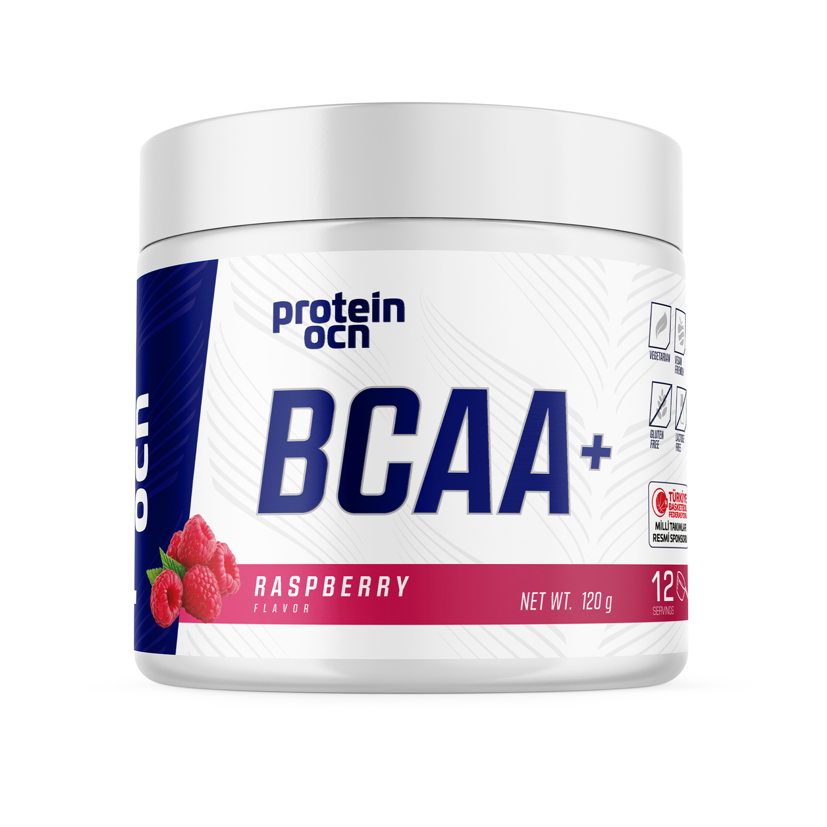 ProteinOcean BCAA+ Raspberry 120 G - Görsel 1