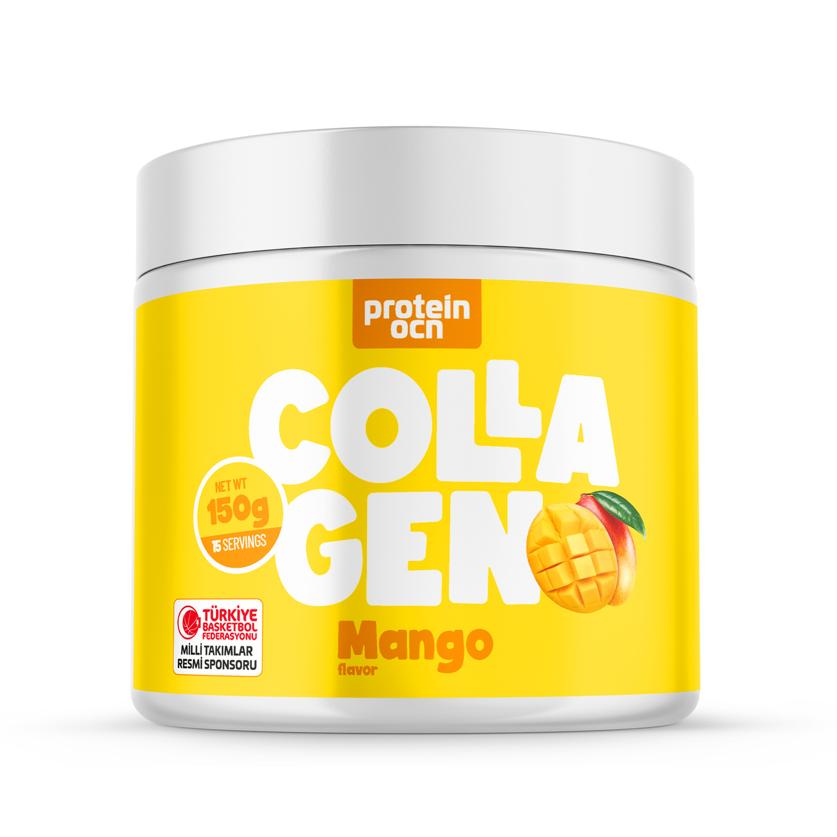 ProteinOcean Collagen Mango Flavor 150 G - Görsel 1