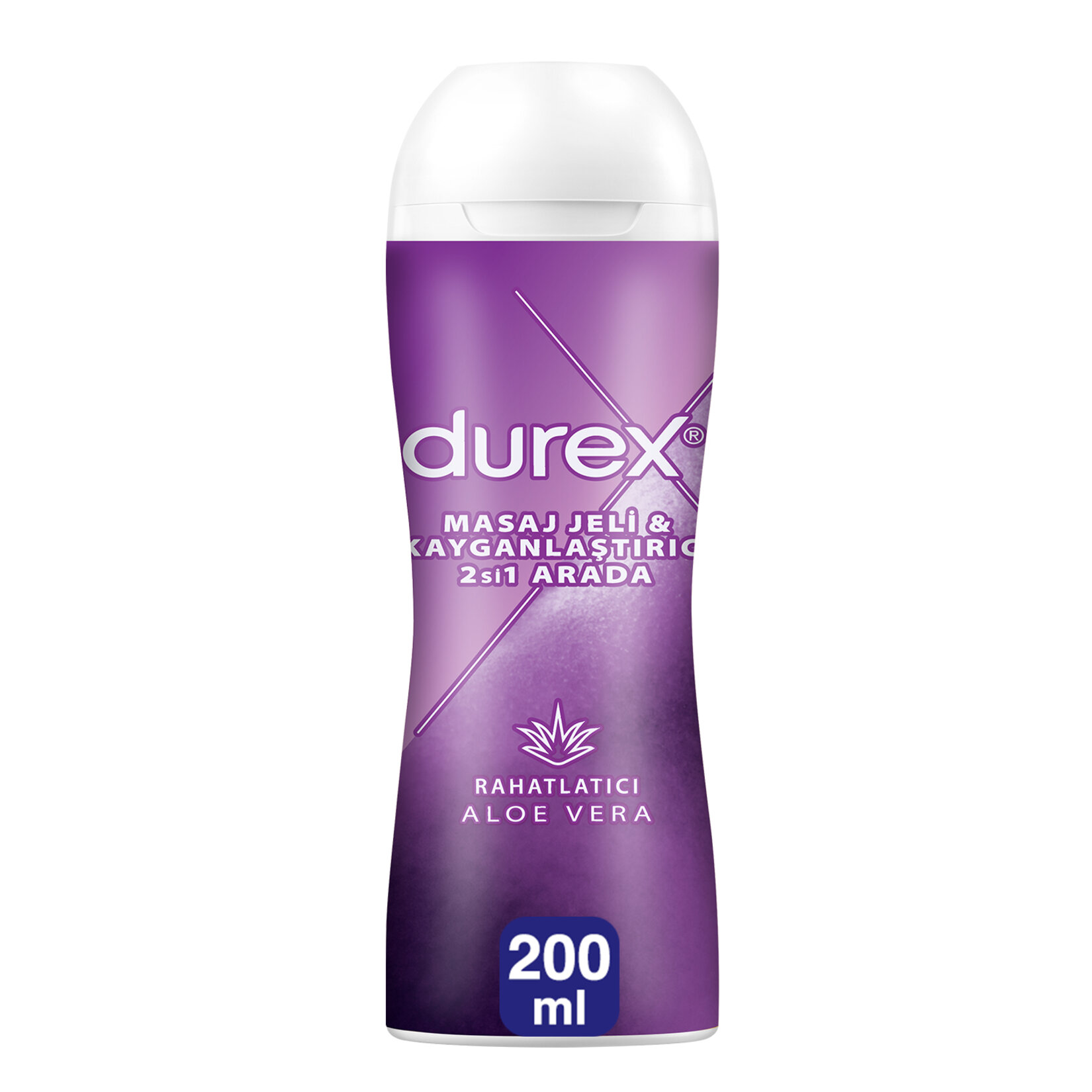 Durex Aloe Vera 2si 1 Arada Kayganlaştırıcı & Masaj Jeli 200ml - Görsel 1