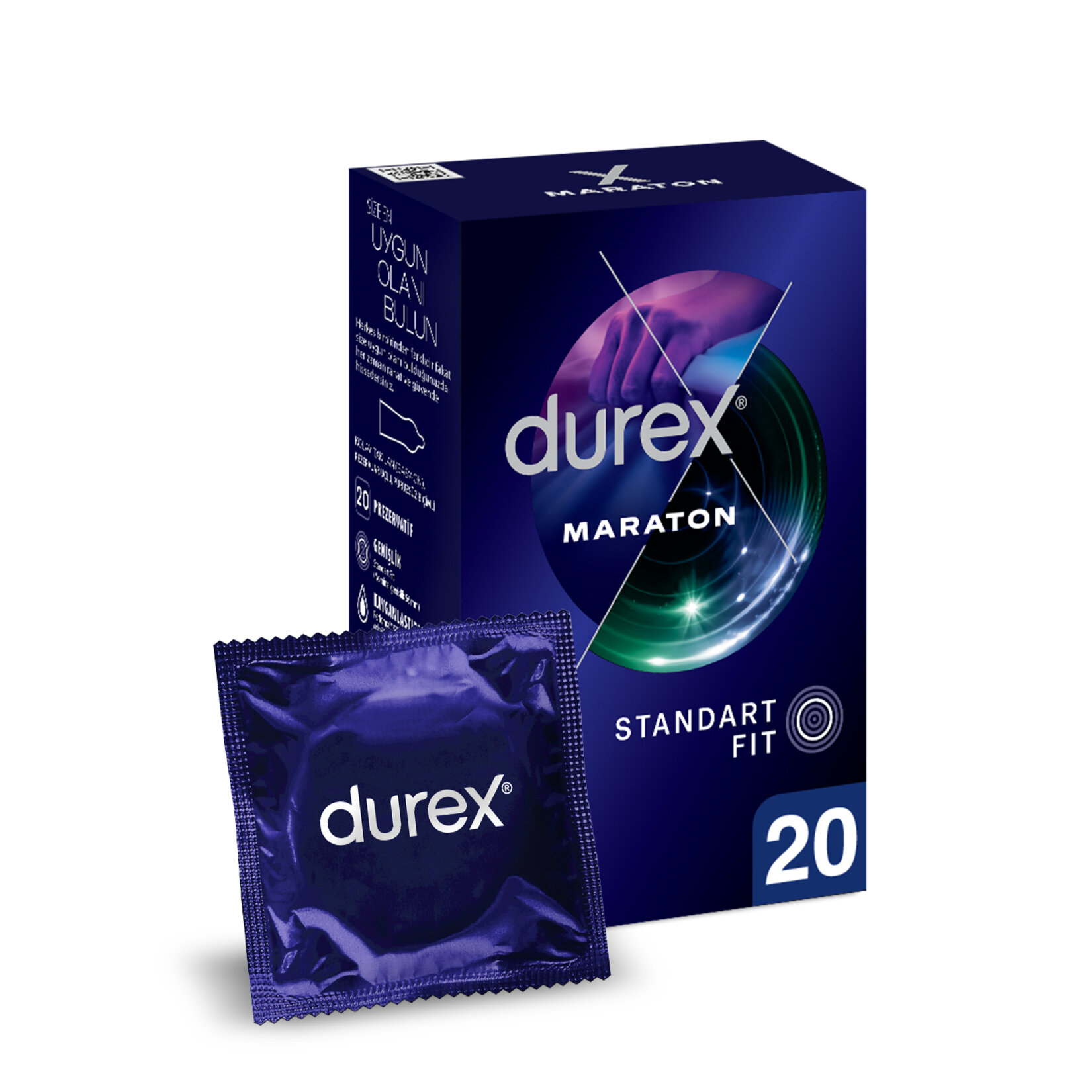 Durex Maraton Geciktiricili Prezervatif 20'li - Görsel 1