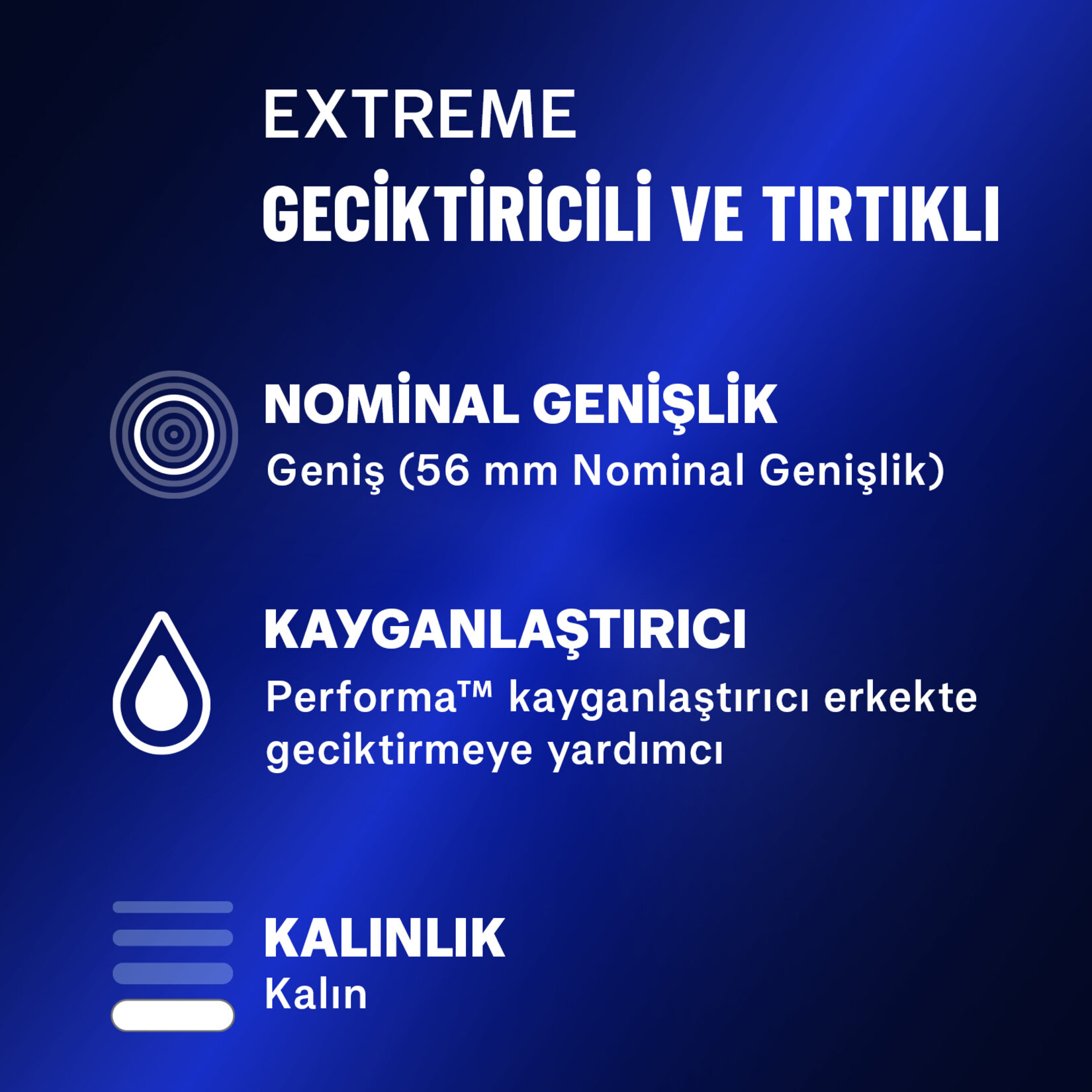 Durex Extreme Geciktiricili ve Tırtıklı Prezervatif 20'li - Görsel 3