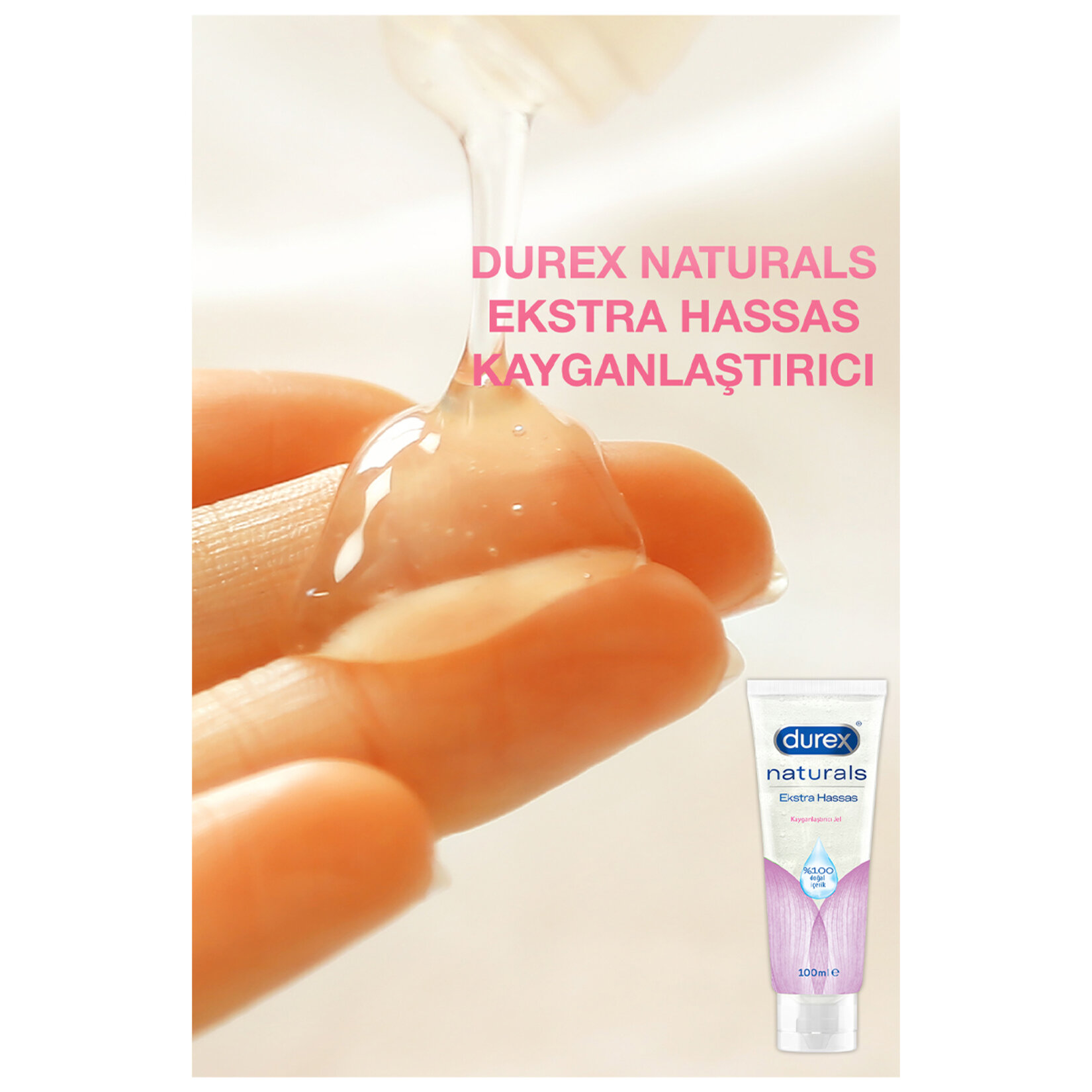 Durex Naturals Ekstra Hassas Kayganlaştırıcı Jel 100ml - Görsel 4