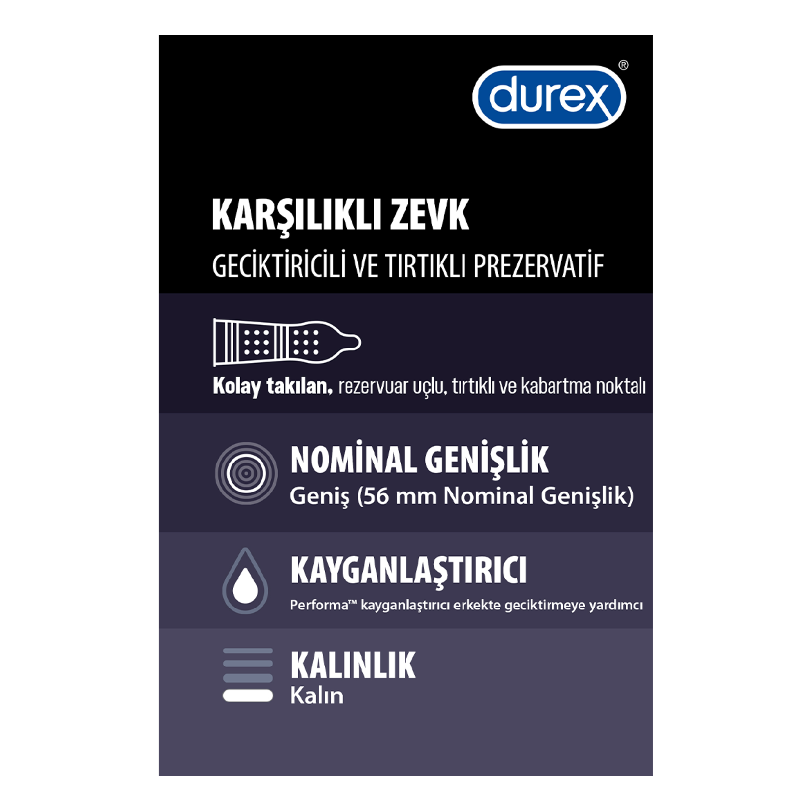 Durex Karşılıklı Zevk 10'lu Prezervatif - Görsel 2