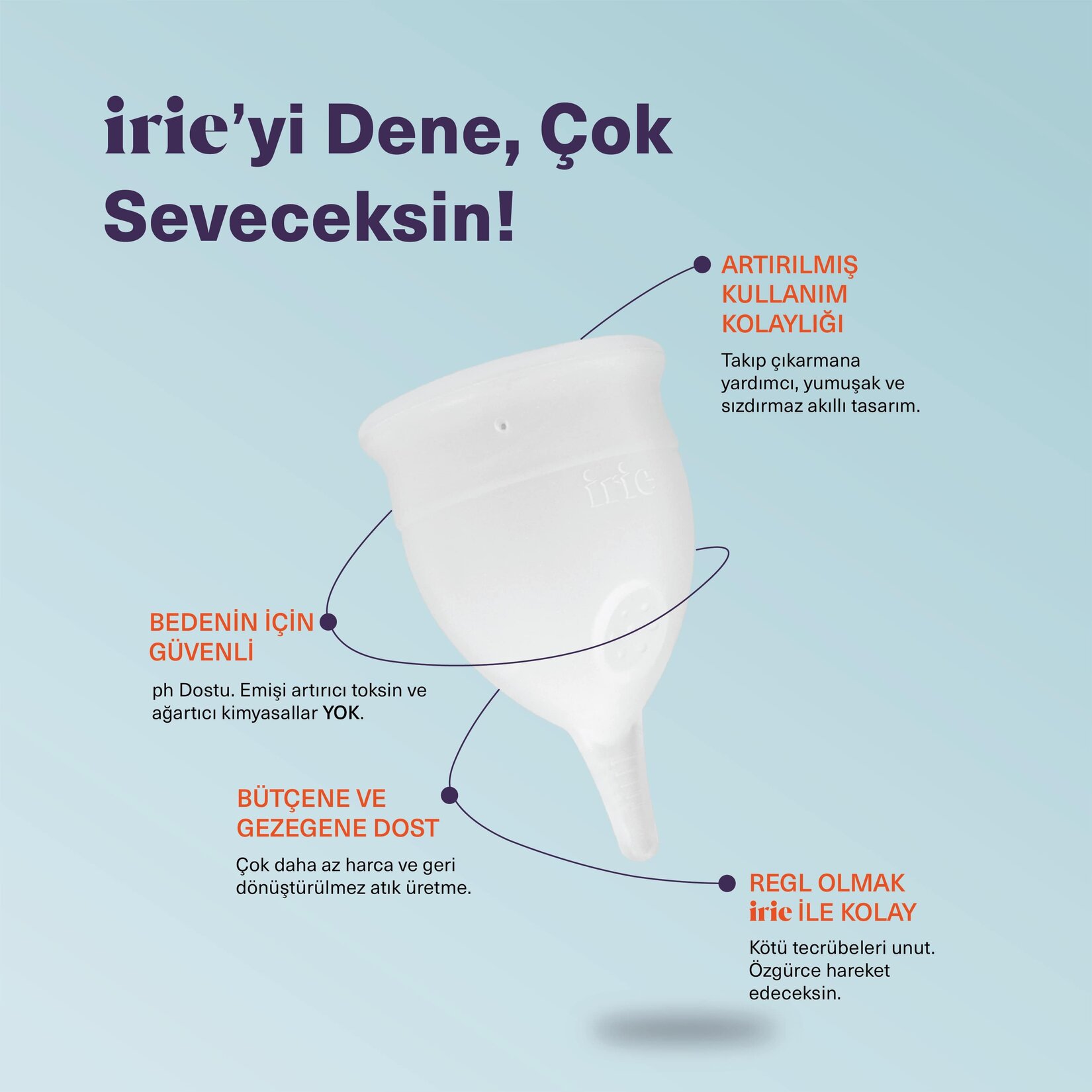 irie Regl Kabı Regular Transparan - Görsel 2