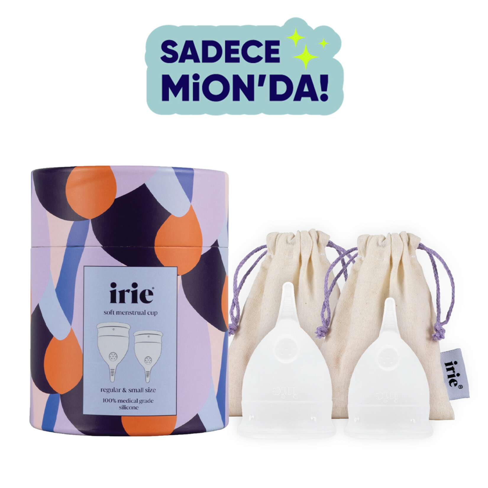 irie Adet Kabı Small + Regular Transparan 2'li Paket - Görsel 1