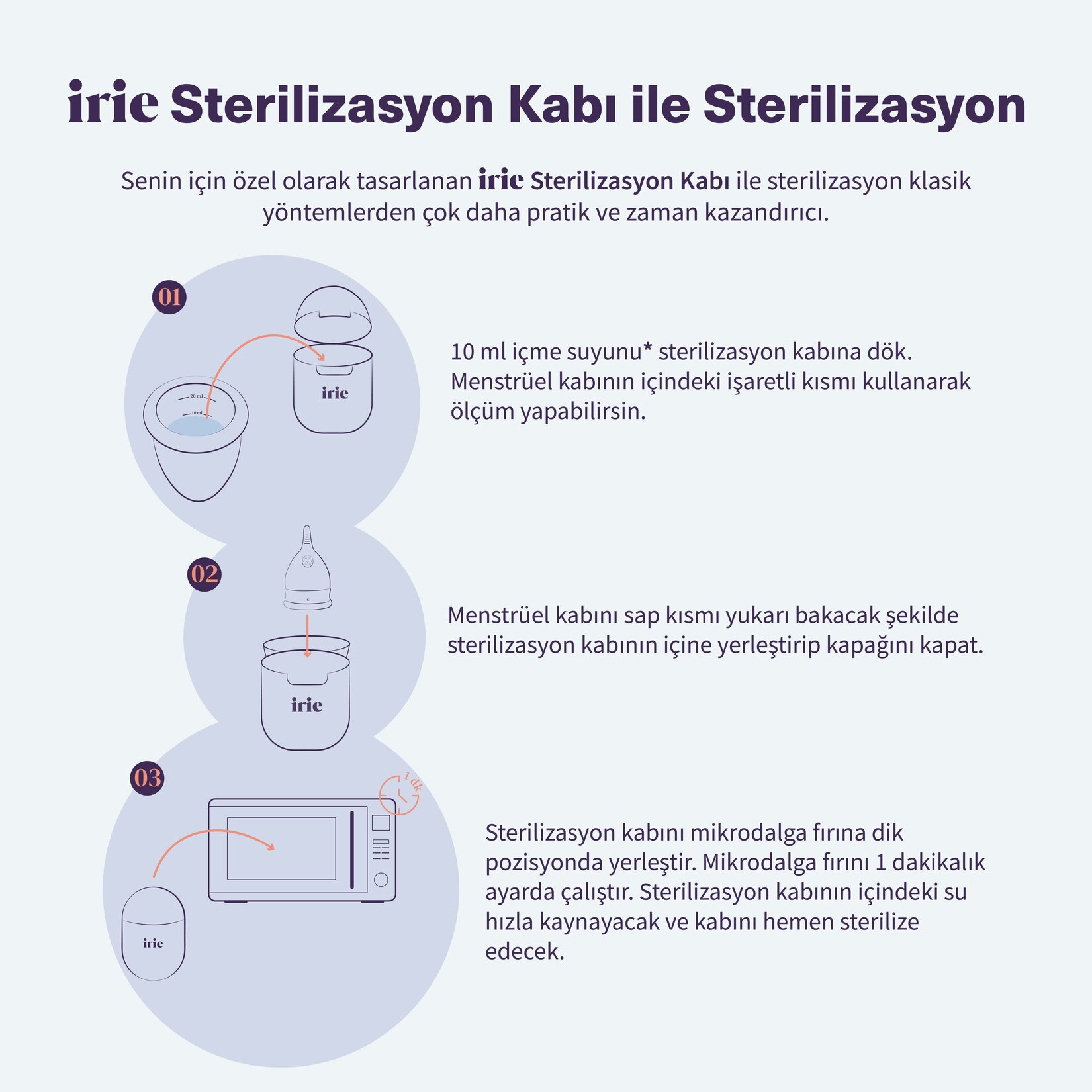 irie Mikrodalga Uyumlu Sterilizasyon Kabı - Görsel 3