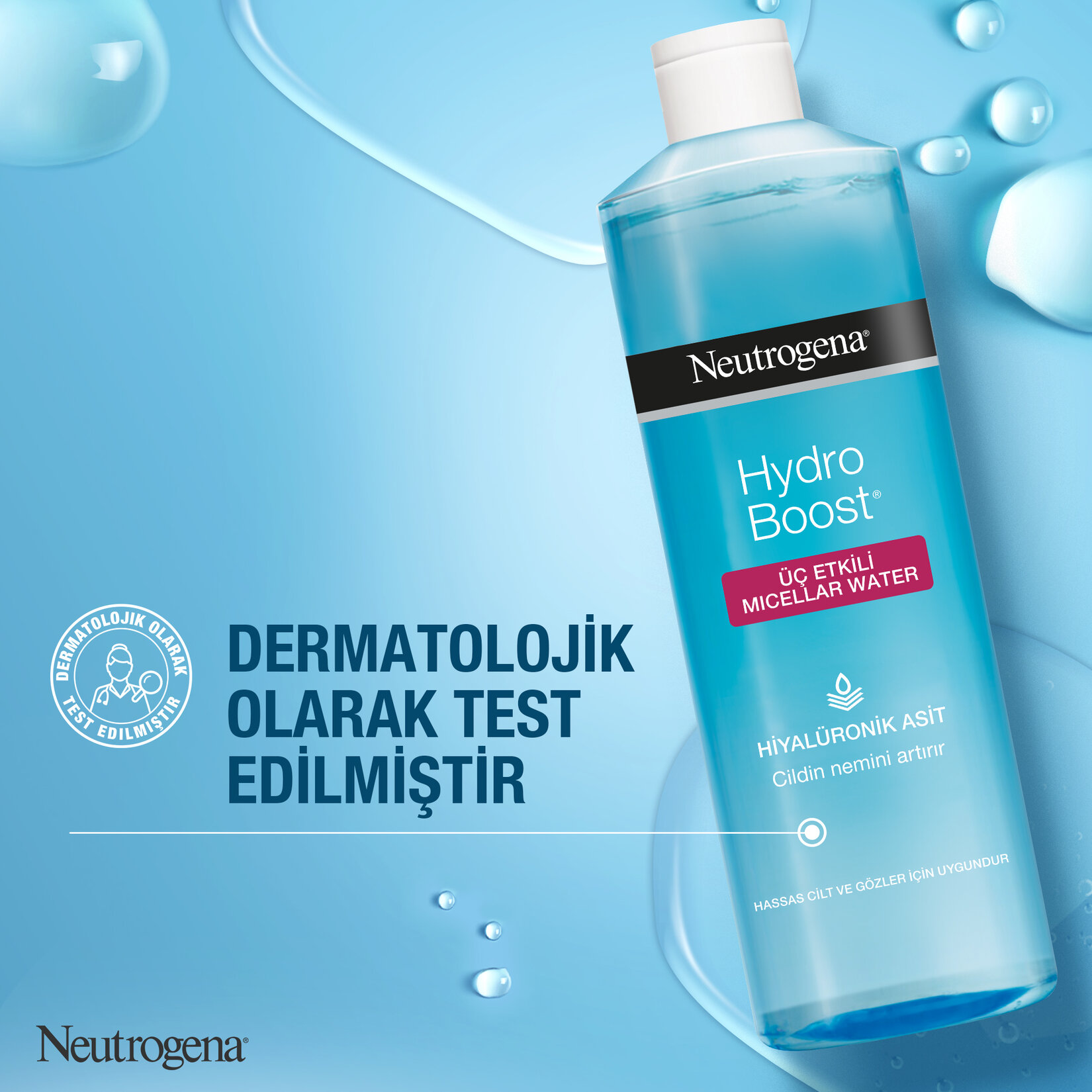 Neutrogena Hydro Boost Üç Etkili Micellar Water, 400 ml - Görsel 5