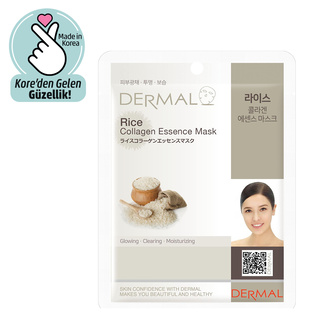 Dermal Pirinç Özlü Kollajen Maske 23 G