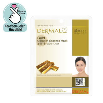 Dermal Beyazlatıcı & Nemlenlendirici Altin Özlü Kolajen Maske 23g