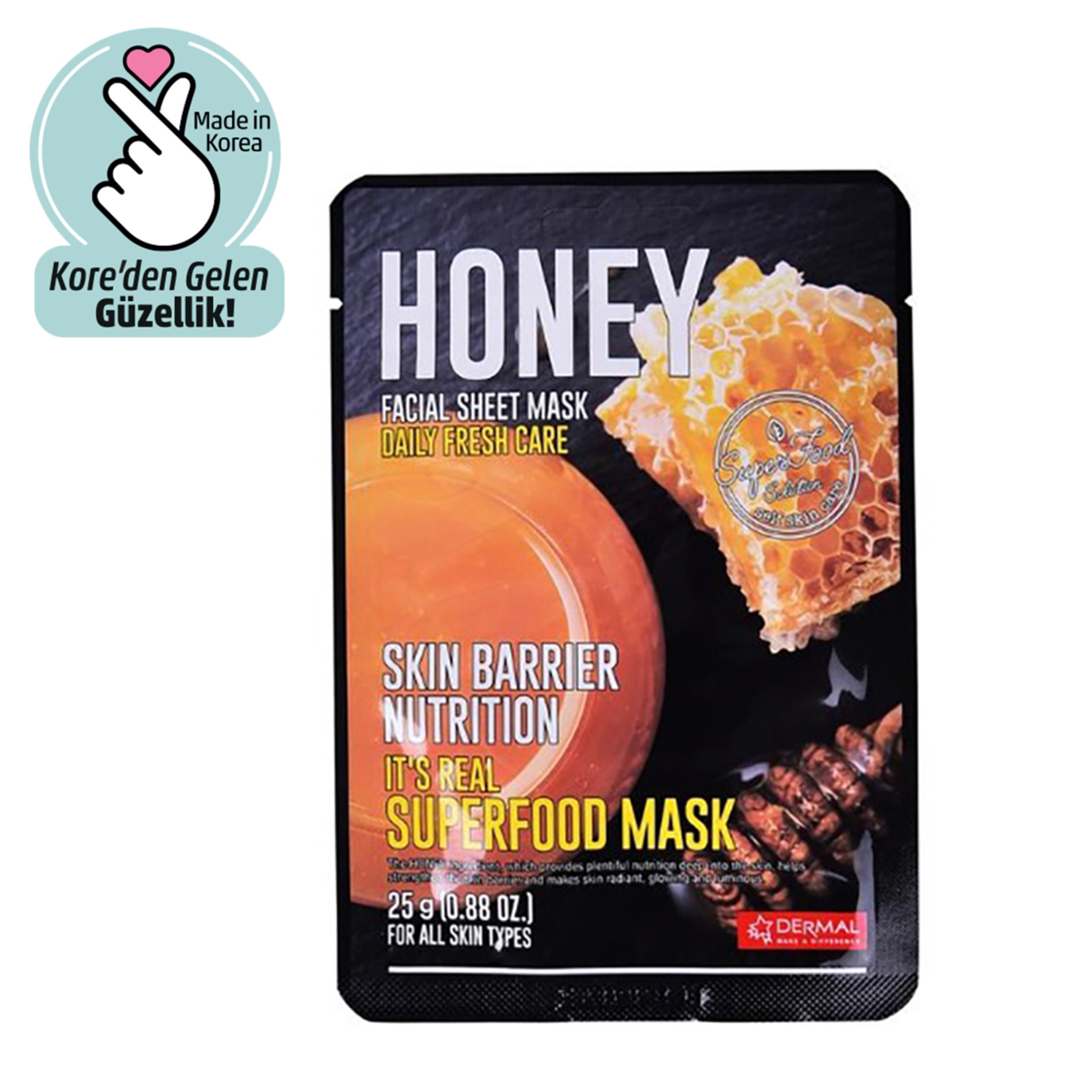 Dermal Bariyer Güçlendirici & Besleyici Bal Maskesi 25G