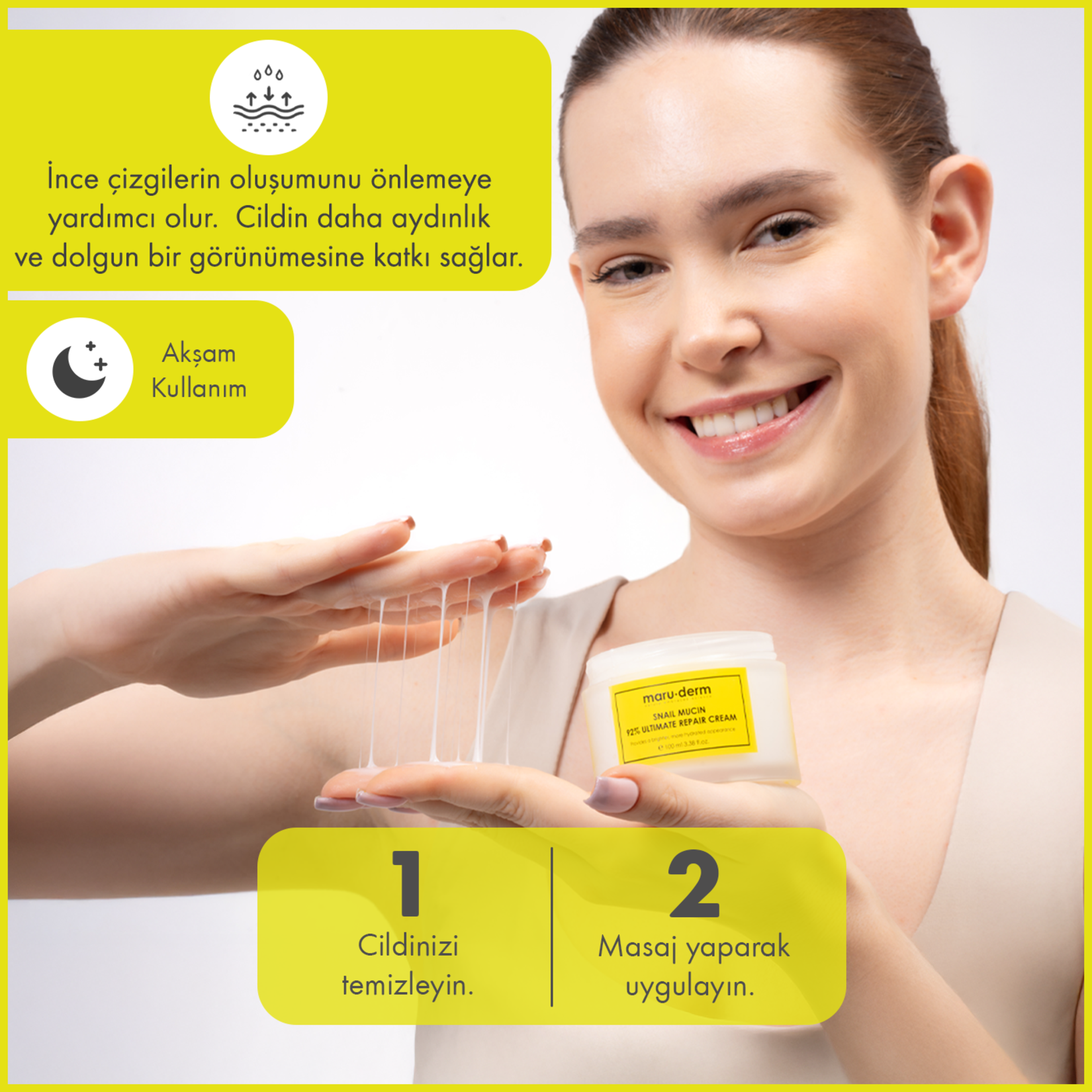 Maruderm %92 Salyangoz Özlü Krem 100 Ml - Görsel 3