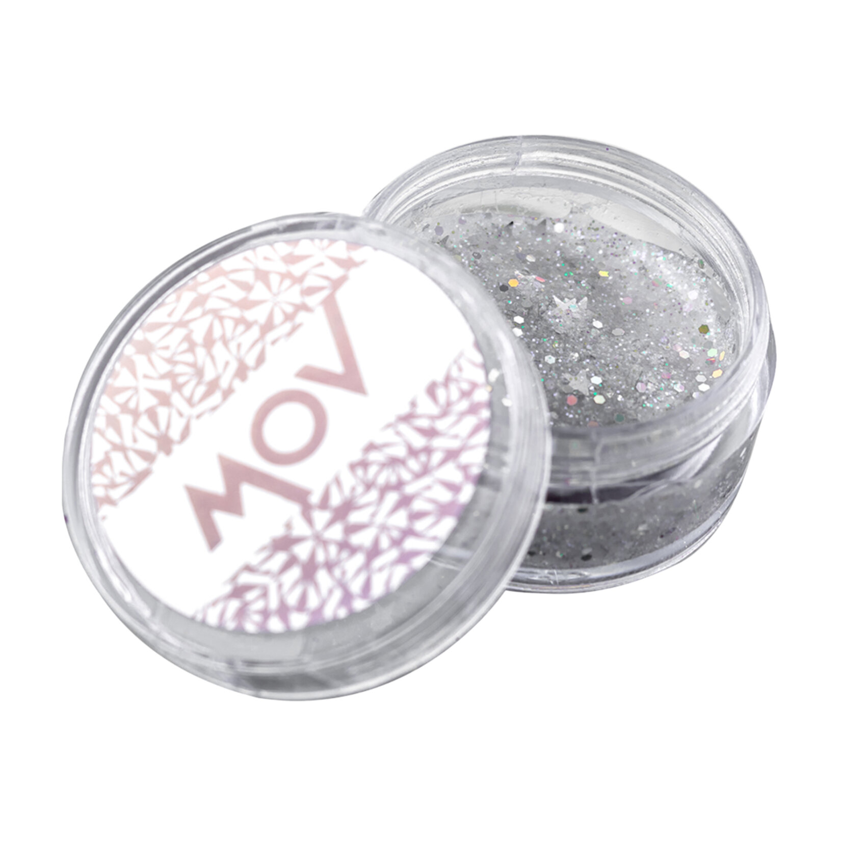 Mov Glitter Jel Face Makeup & Body & Hair No:4 Gri - Görsel 1