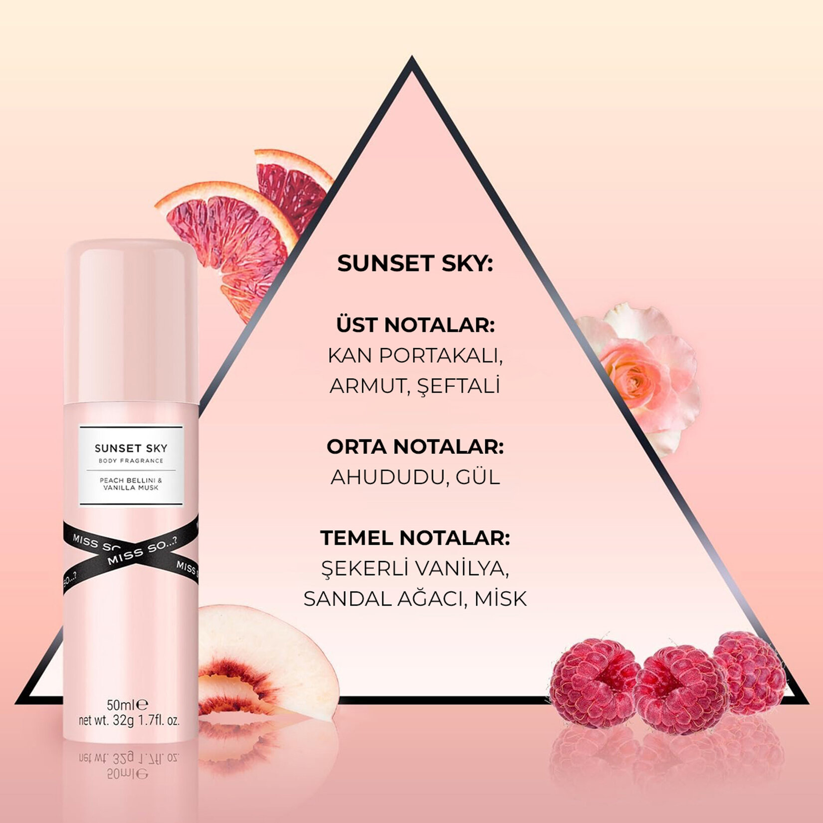 So...? Miss So Mini Deodorant Hediye Seti 4x50ml - Görsel 4