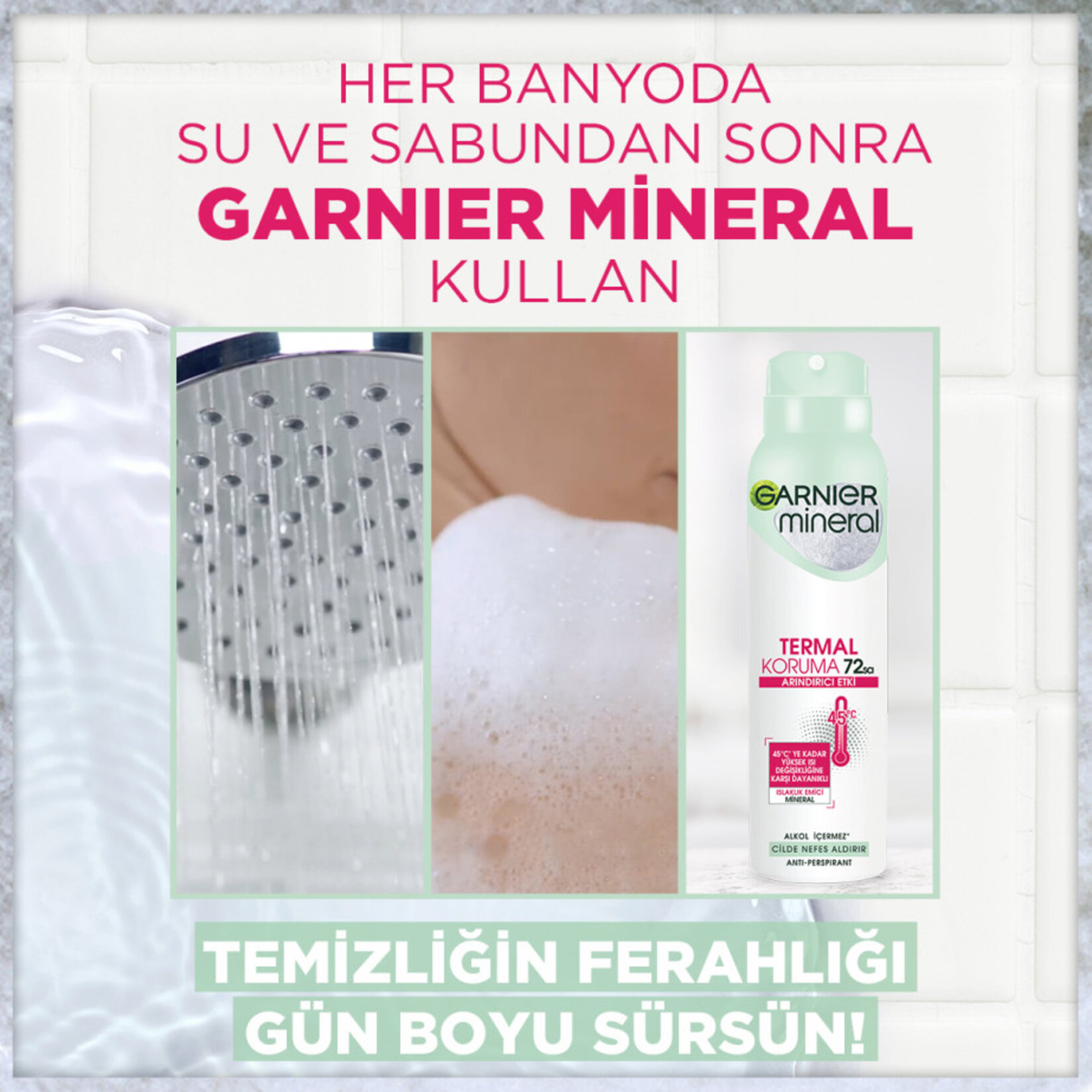 Garnier Mineral Termal Koruma Sprey Deodorant - Görsel 4