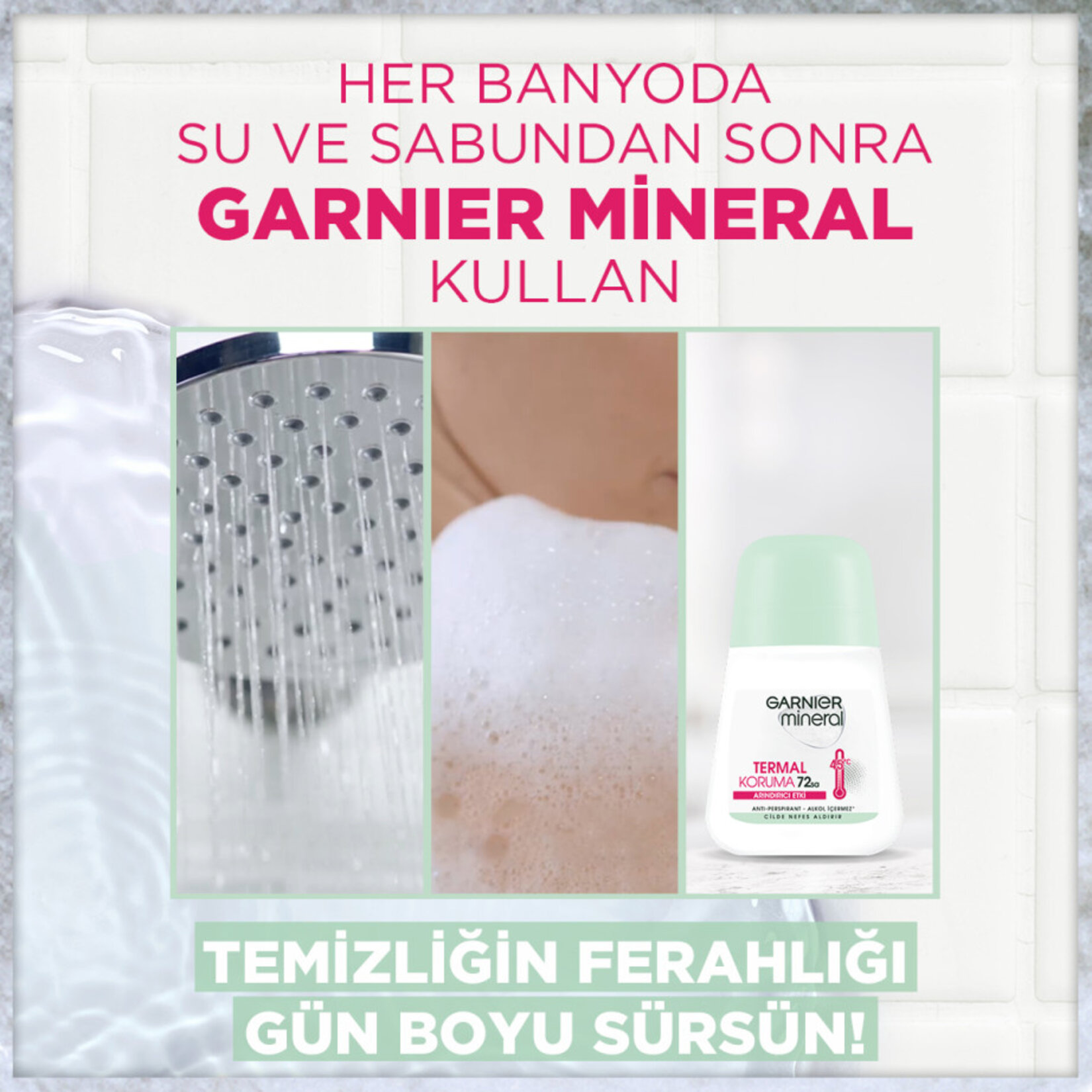 Garnier Mineral Termal Koruma Roll-On Deodorant - Görsel 4