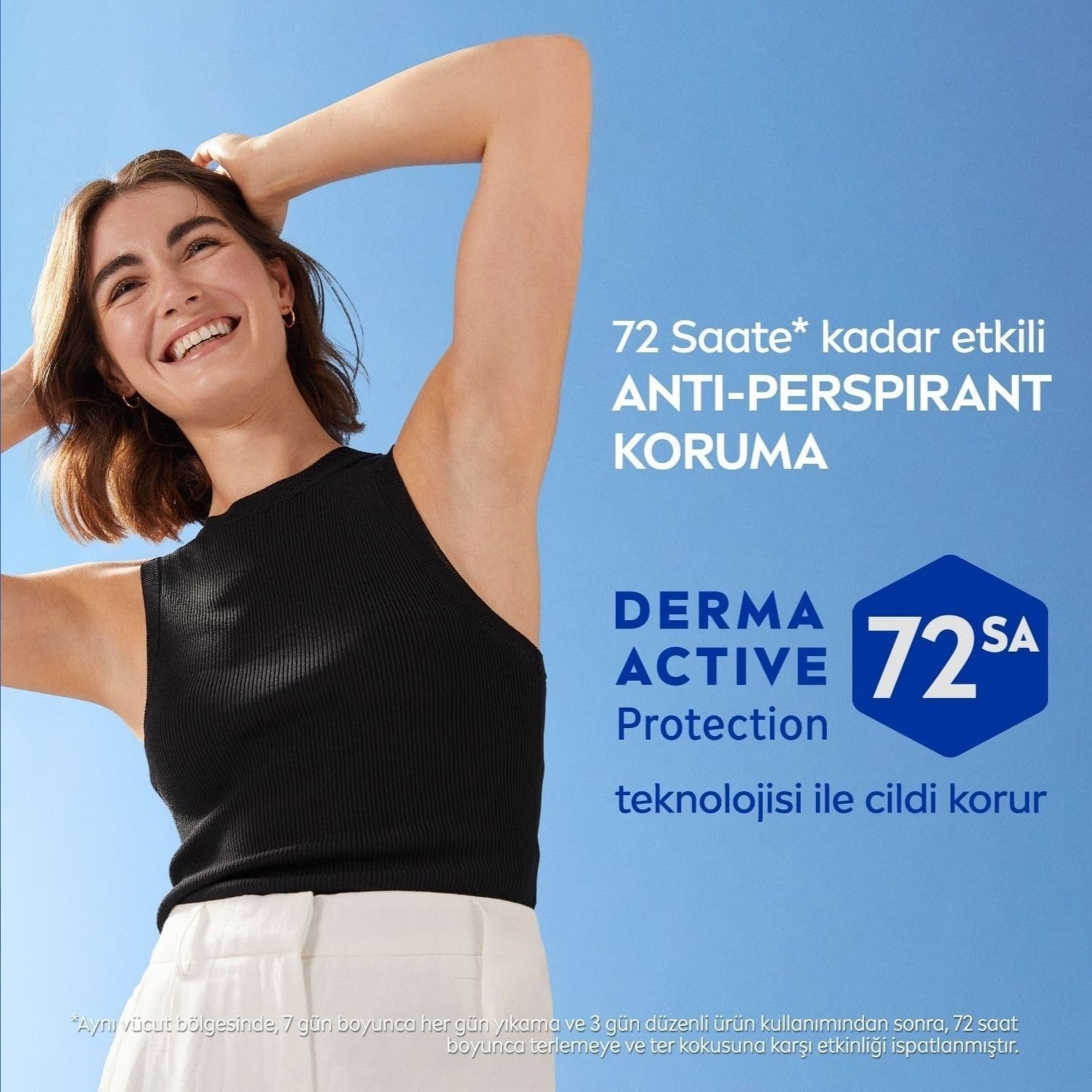 NIVEA Kadın Sprey Deodorant Black&White Invisible İpeksi Pürüzsüzlük 150 Ml - Görsel 4