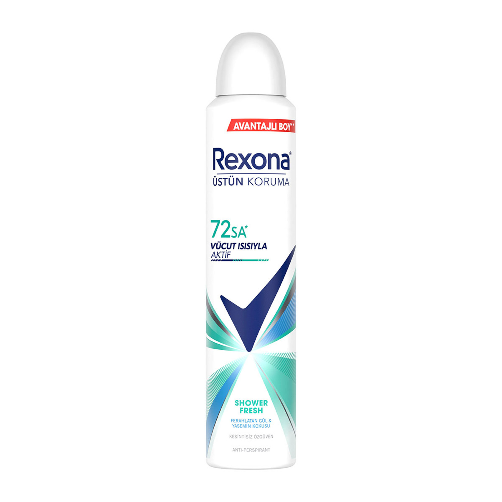 Rexona Kadın Sprey Deodorant Shower Fresh 200 ml - Görsel 1