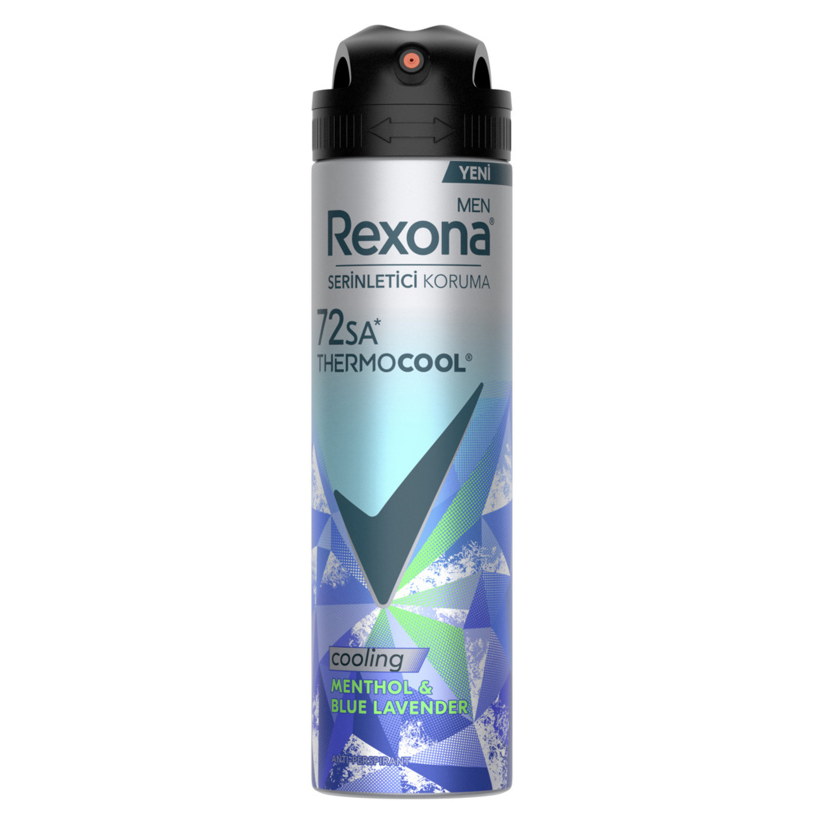 Rexona Thermocool Men Menthol & Blue Levender Erkek Sprey Deodorant 150 Ml - Görsel 1