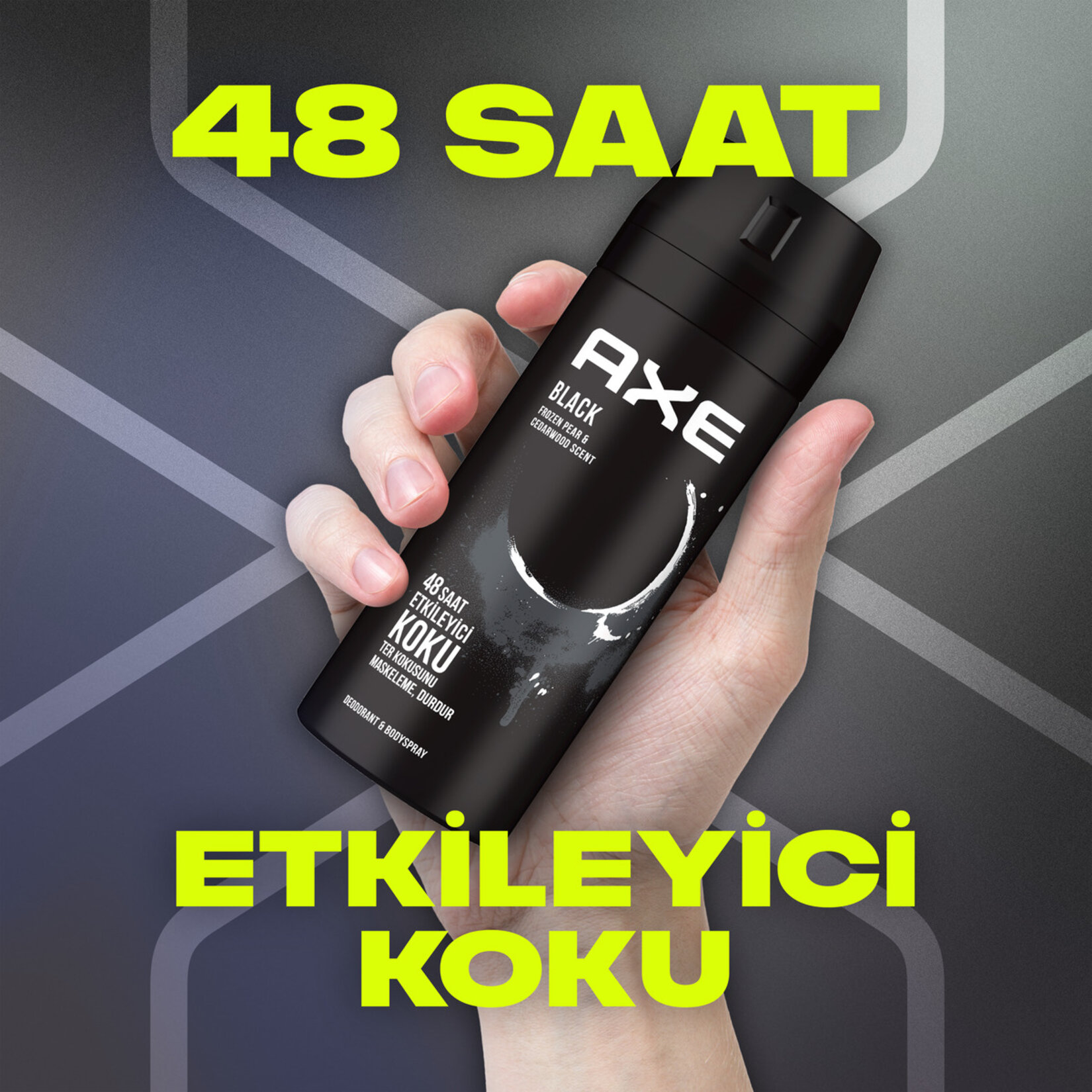Axe Black Erkek Sprey Deodorant 150 Ml - Görsel 4