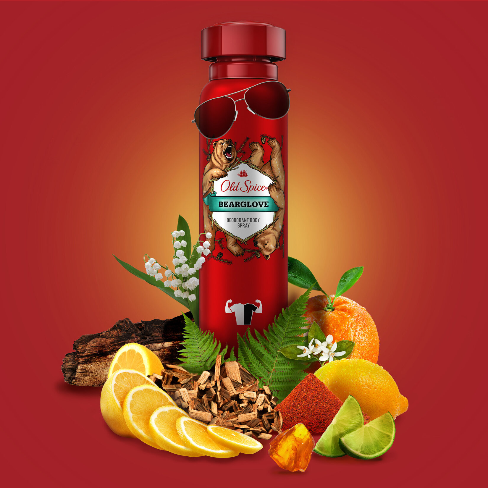 Old Spice Sprey Deodorant 150 ml Bearglove - Görsel 3