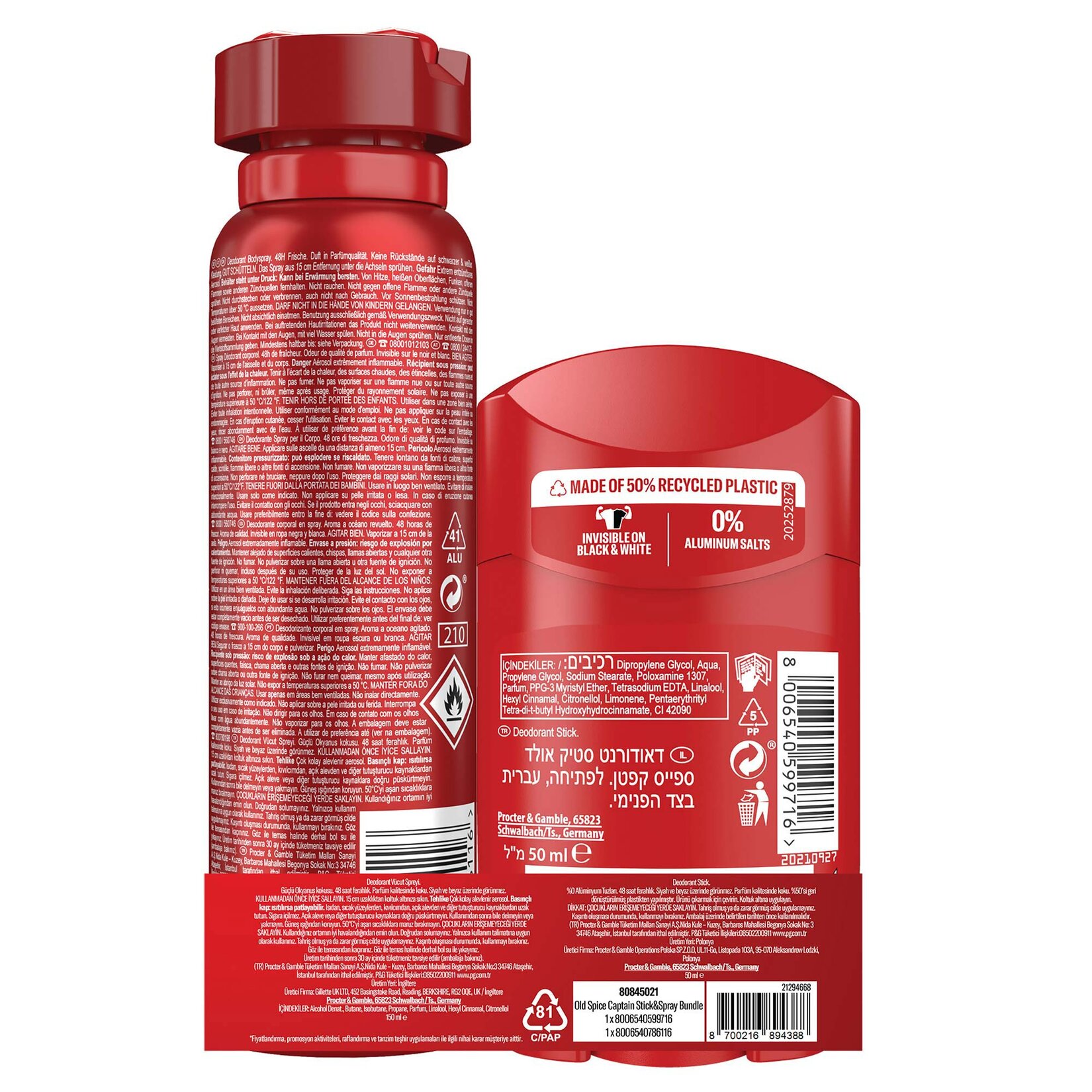 Old Spice Captain Sprey Deodorant 150 Ml - Görsel 10