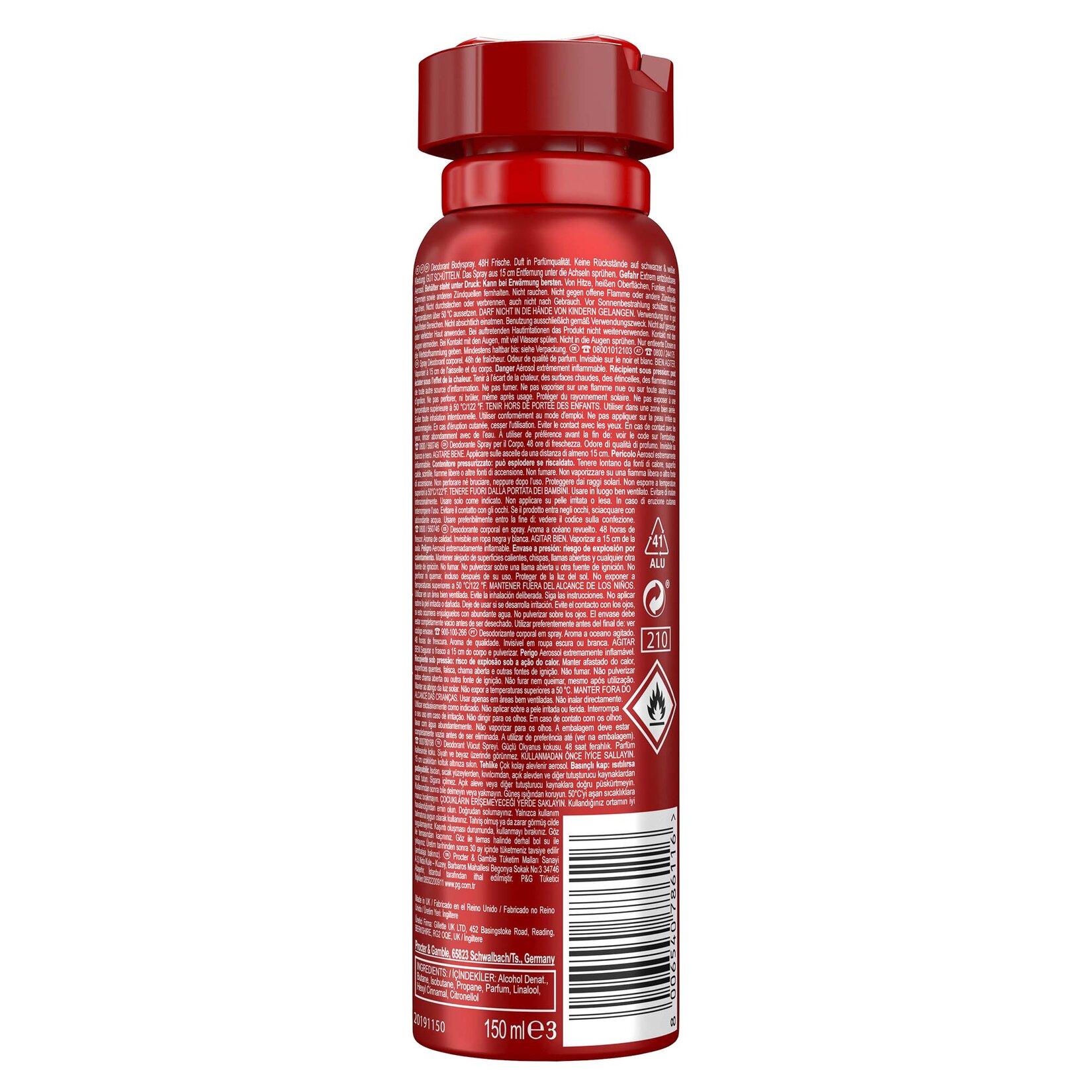 Old Spice Captain Sprey Deodorant 150 Ml - Görsel 2
