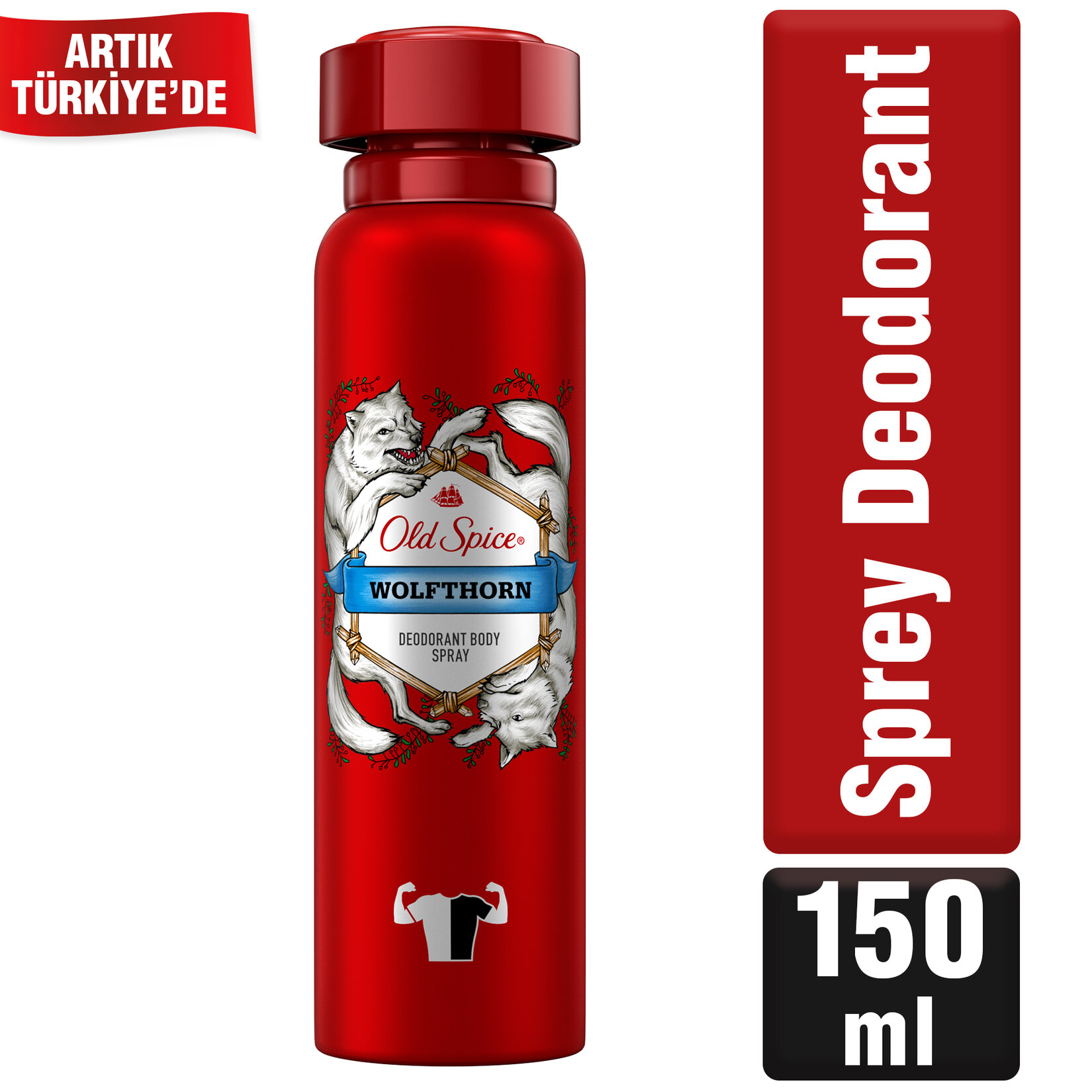 Old Spice Wolfthorn Spray Deodorant 150 Ml - Görsel 2