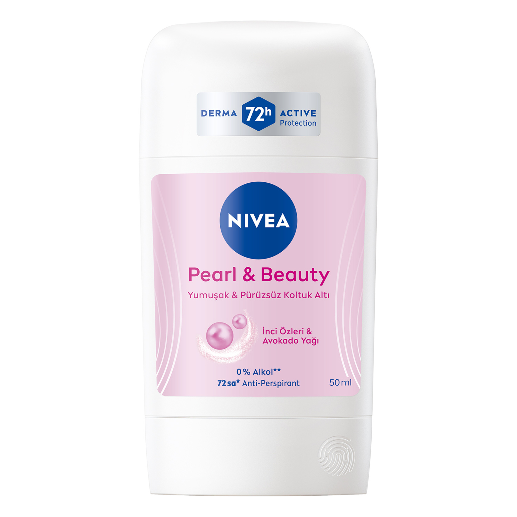 NIVEA Kadın Stick Deodorant Pearl&Beauty 72 Saat Anti-perspirant 50 Ml - Görsel 1