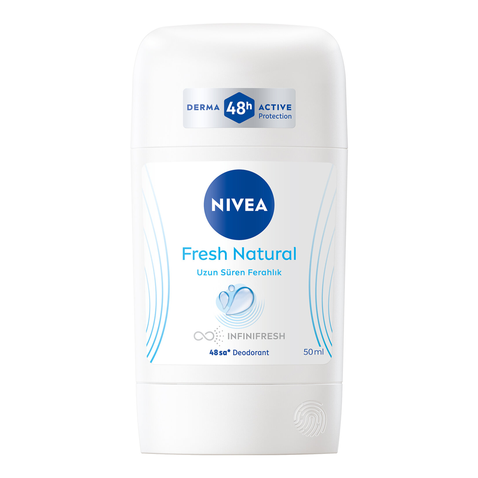 NIVEA Kadın Stick Deodorant Fresh Natural 50 Ml - Görsel 1