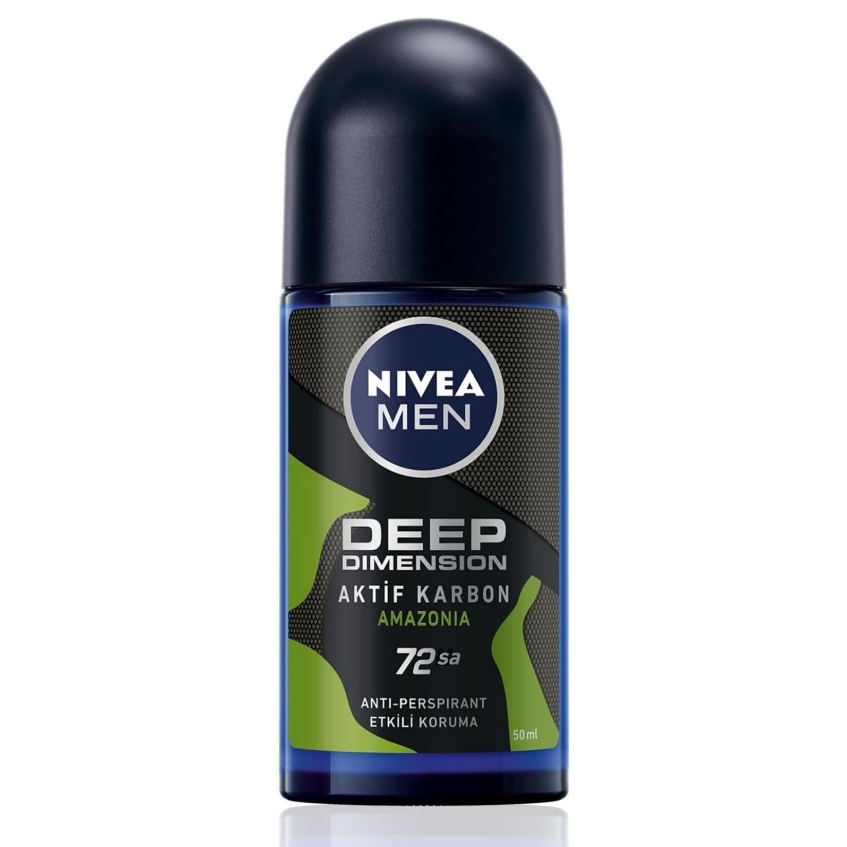 NIVEA MEN Erkek Roll-on Deodorant Deep Dimension Amazonia 50 Ml - Görsel 1
