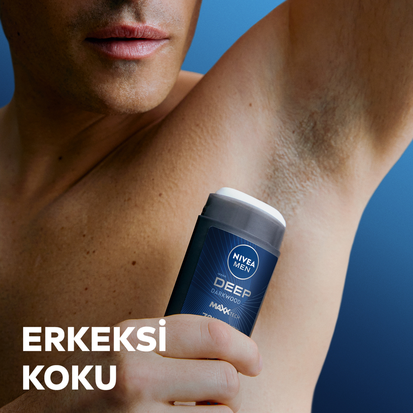 NIVEA MEN Erkek Stick Deodorant Deep Darkwood 50 Ml - Görsel 4