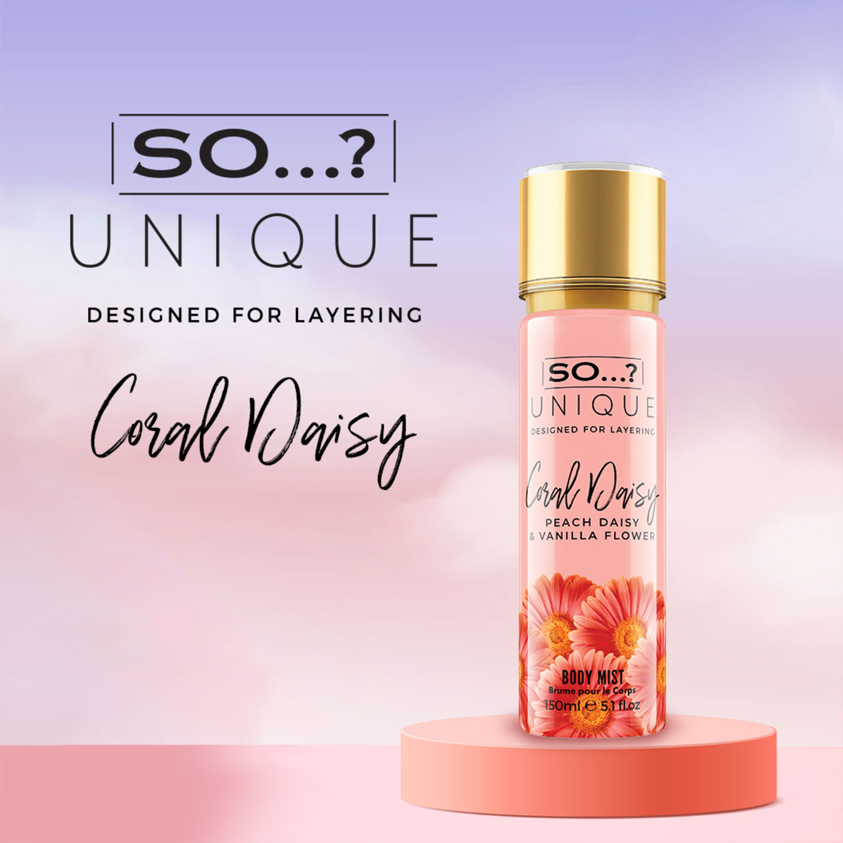 So?? Unıque Coral Daısy Vücut Spreyi 150 Ml - Görsel 4