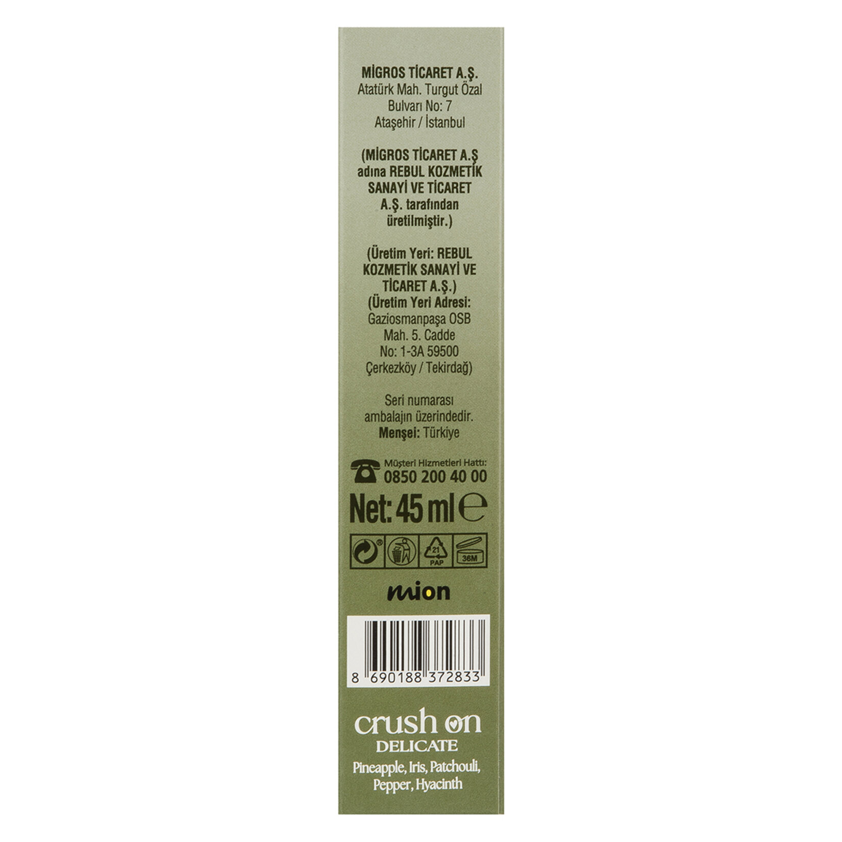 Crush On Delicate Eau De Toilette 45 Ml - Görsel 5