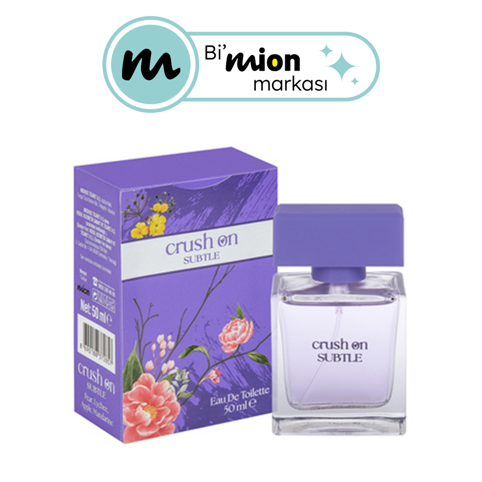 Crush On Subtle Eau De Toilette 50 Ml - Görsel 1