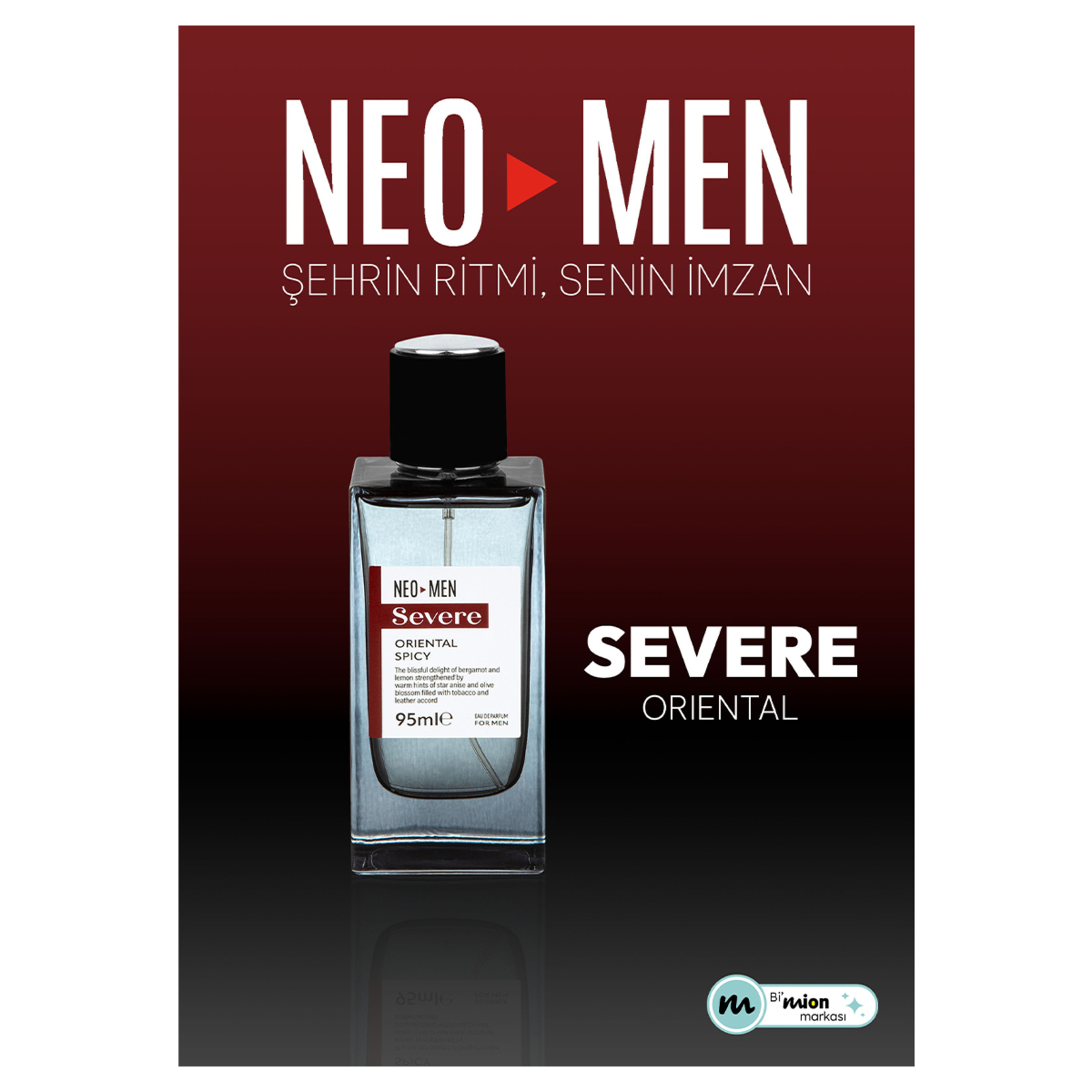 Neo Men Severe Eau De Parfüm 95 Ml - Görsel 2