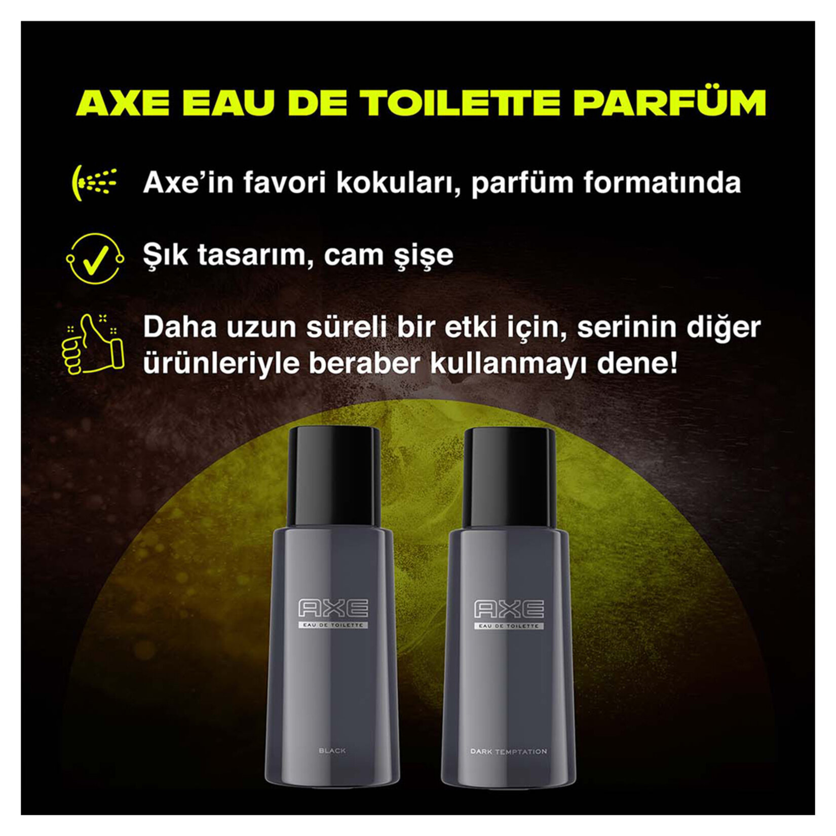Axe Erkek Parfüm Dark Temptation Edt 100 Ml - Görsel 5